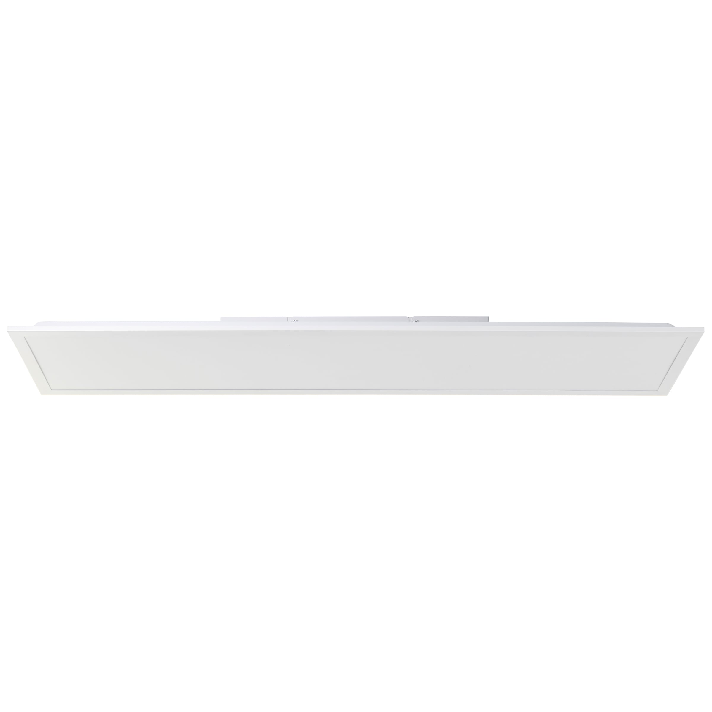 BreLight LED Panel »Briston«, LED Deckenaufbau-Paneel, 100 x 25 cm, 2700 lm, 4000 K, Aluminium, weiß