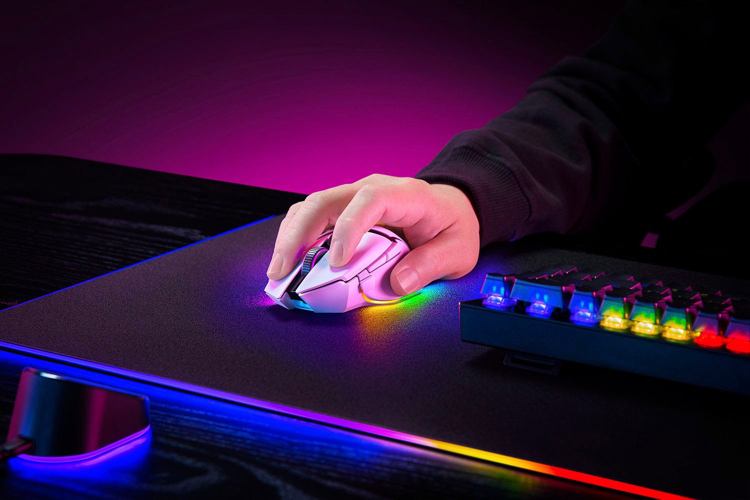 RAZER Gaming-Maus »Basilisk V3 Pro«, RF Wireless-Bluetooth-kabelgebunden