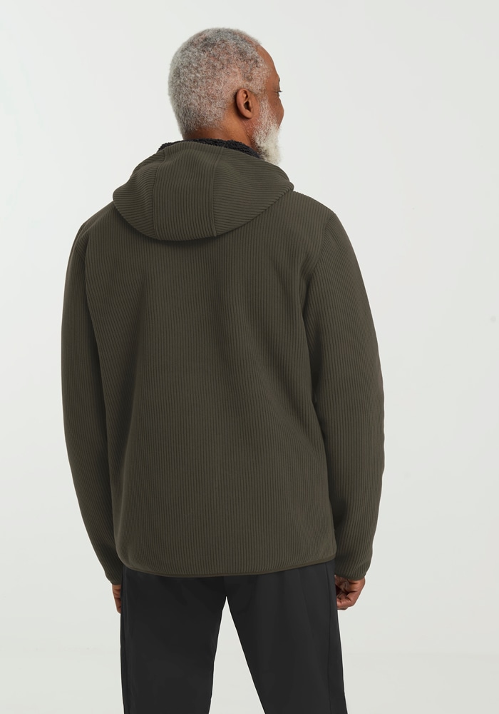 Jack Wolfskin Fleecejacke »LAKE RIDGE HOODED JKT M«, mit Kapuze