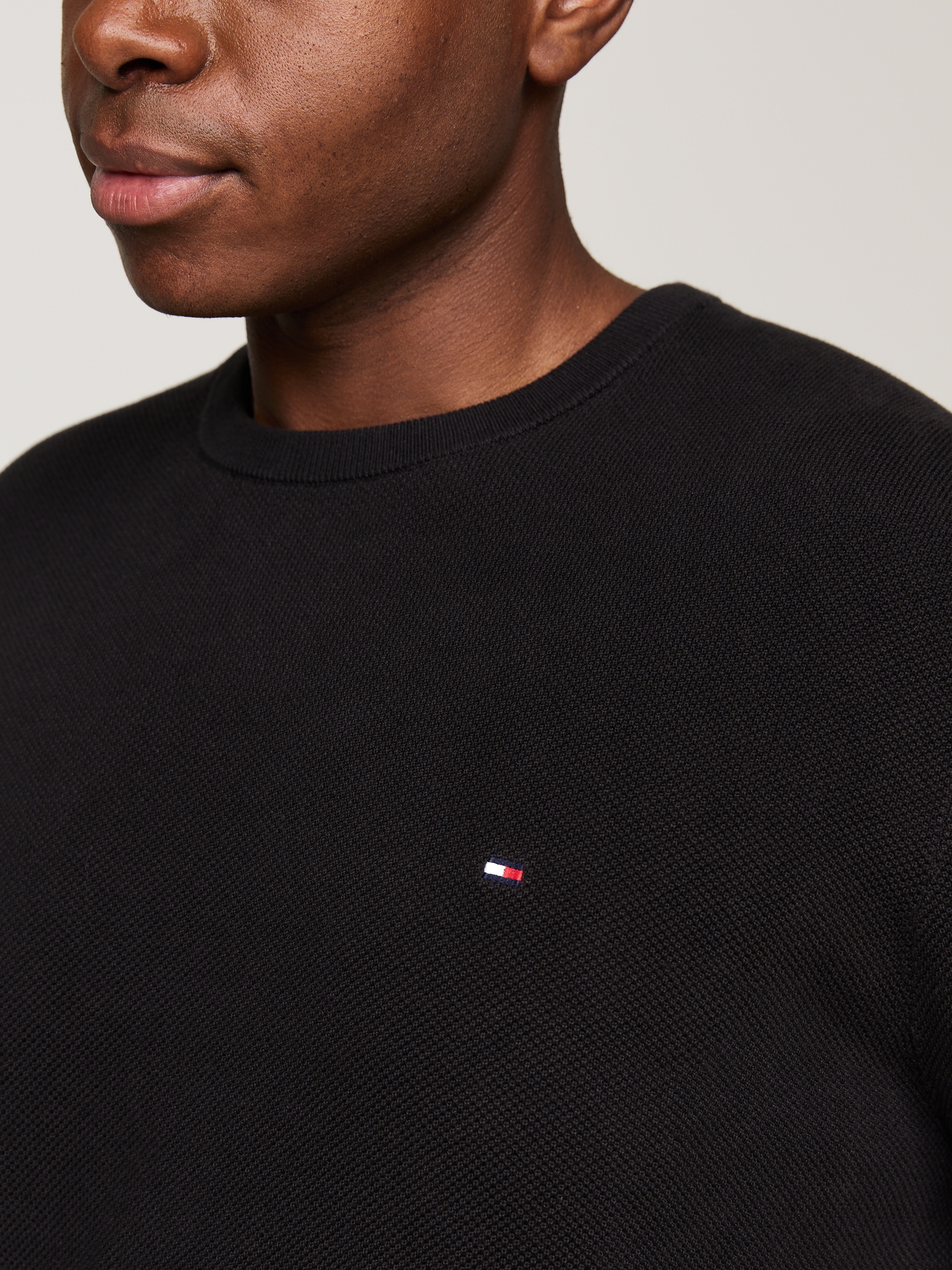 Tommy Hilfiger Big & Tall Rundhalspullover »BT-ESSENTIAL STRUCTURE CREW NECK«, Große Größen