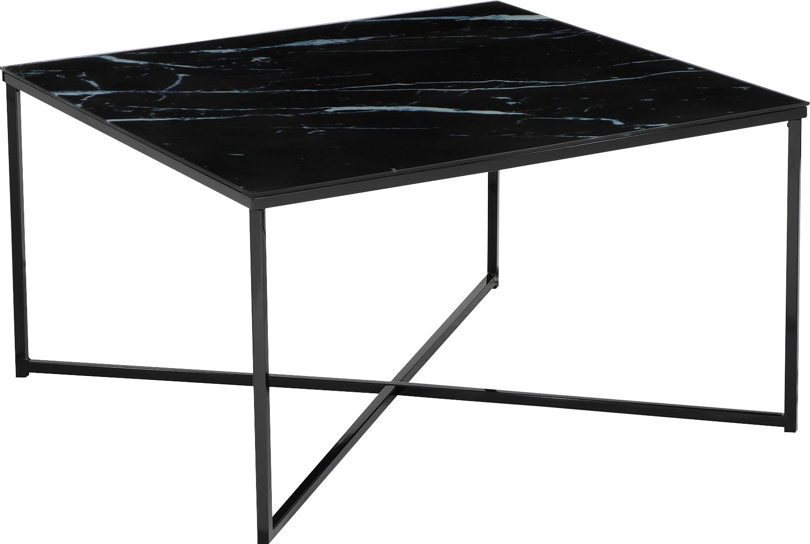 SalesFever Couchtisch, Tischplatte in Marmoroptik