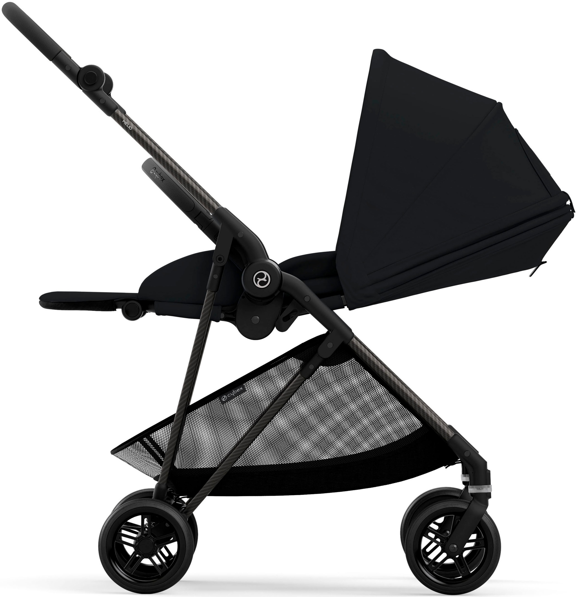 Cybex Kinder-Buggy »Cybex Gold, Melio Carbon, moon black«, 15 kg