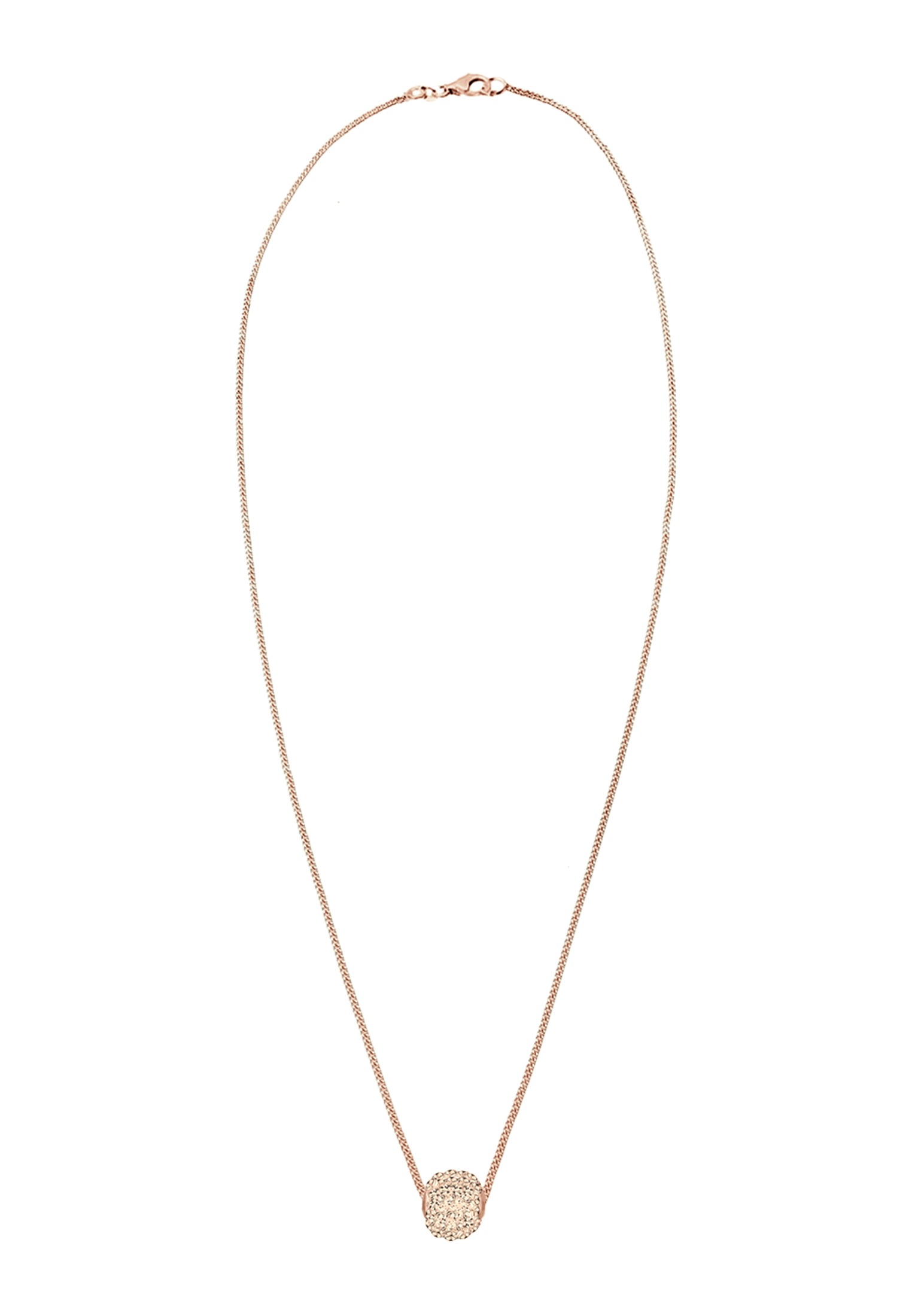 Elli Silberkette »Halskette Kristalle Weiß 925 Sterling Silber«