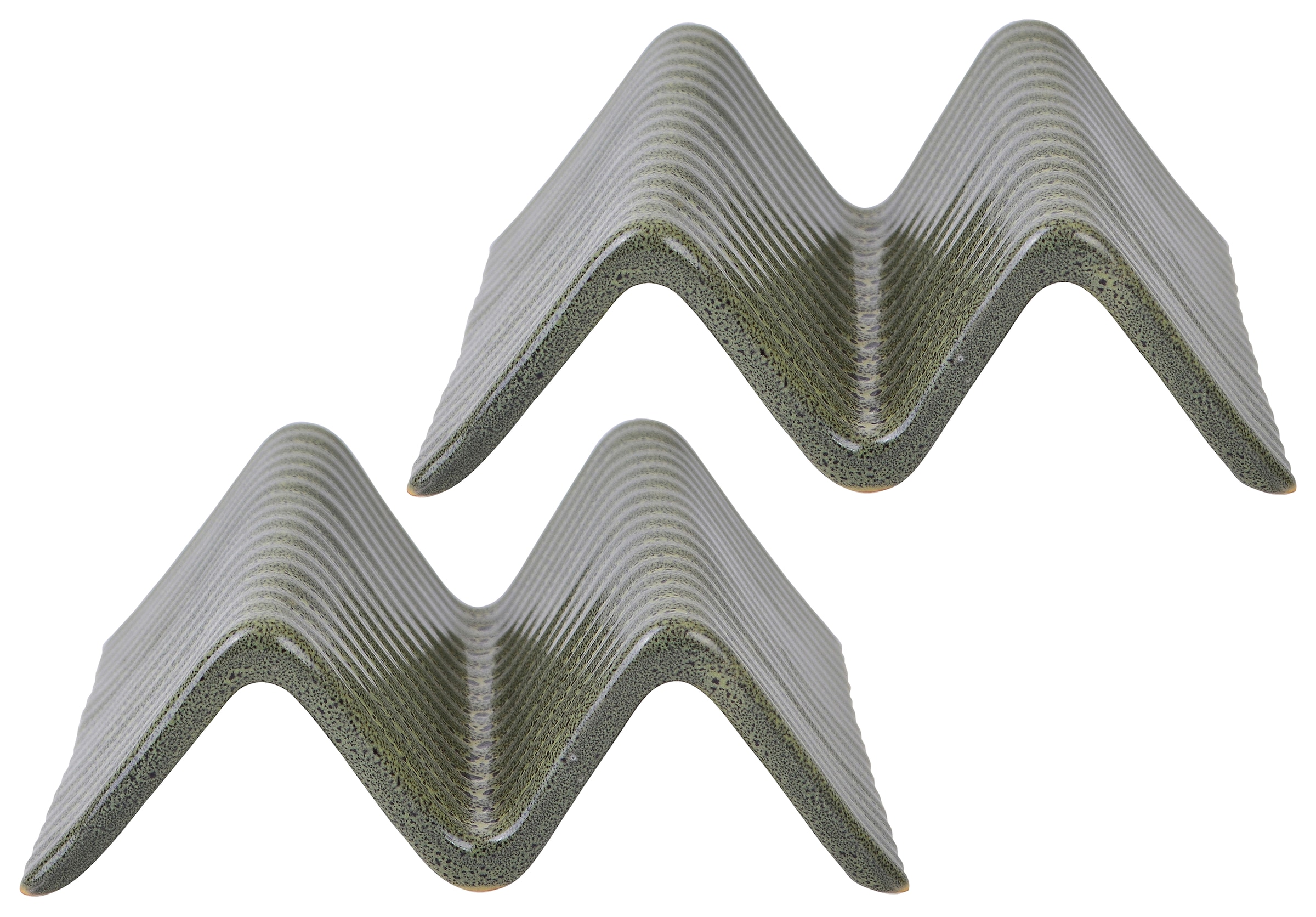 CreaTable Servierplatte »Taco Stand« Servier Set, Topaktueller „Streat Food“ Trend