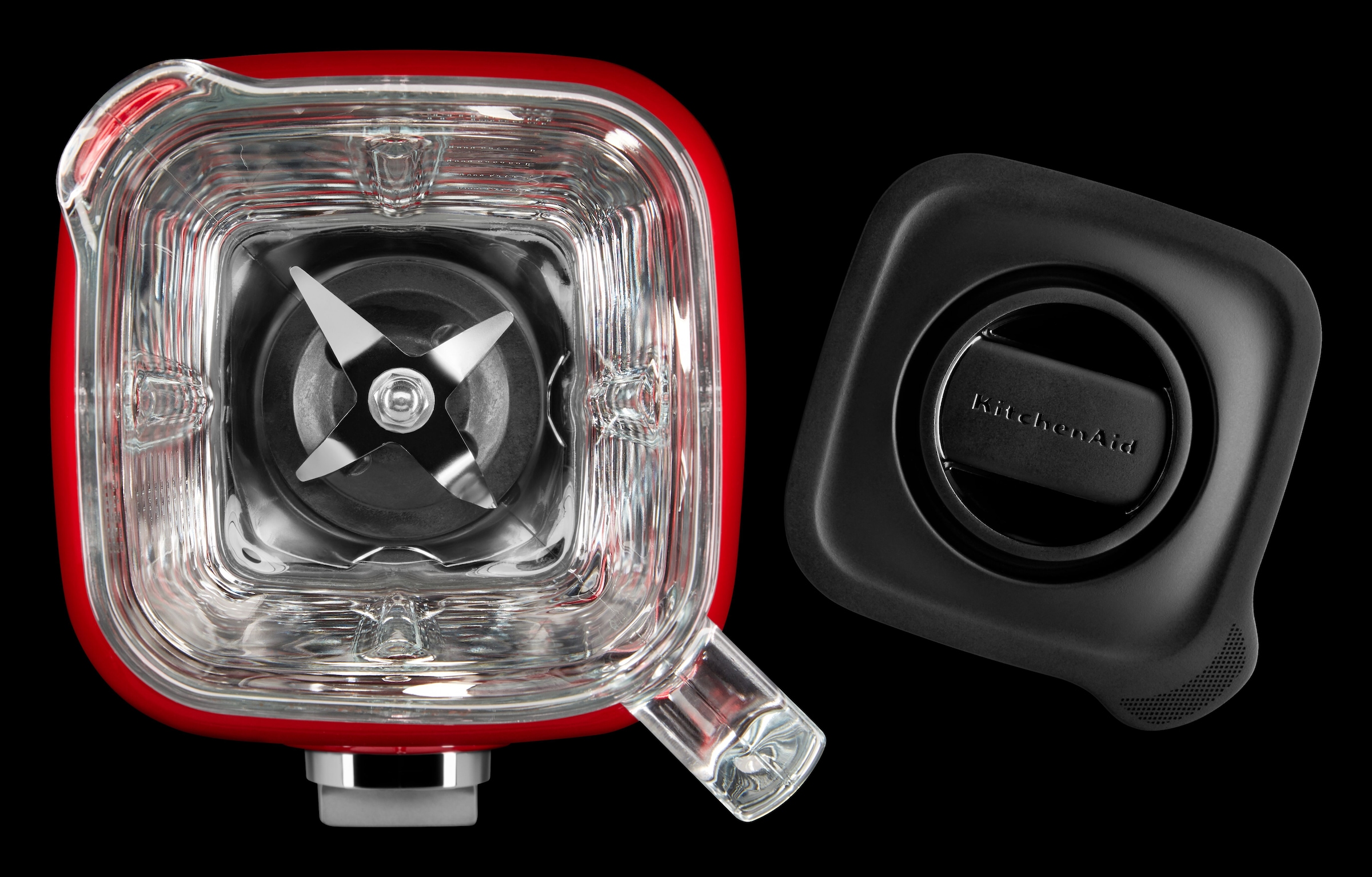 KitchenAid Standmixer »5KSB4026EER Empire Rot« 1200 W