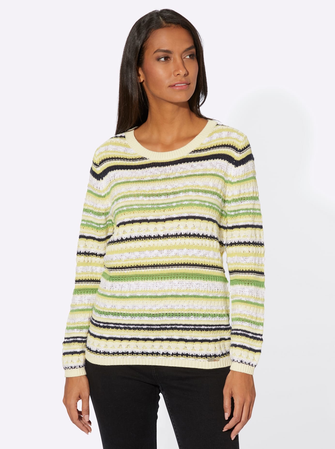 Casual Looks Streifenpullover »Pullover«