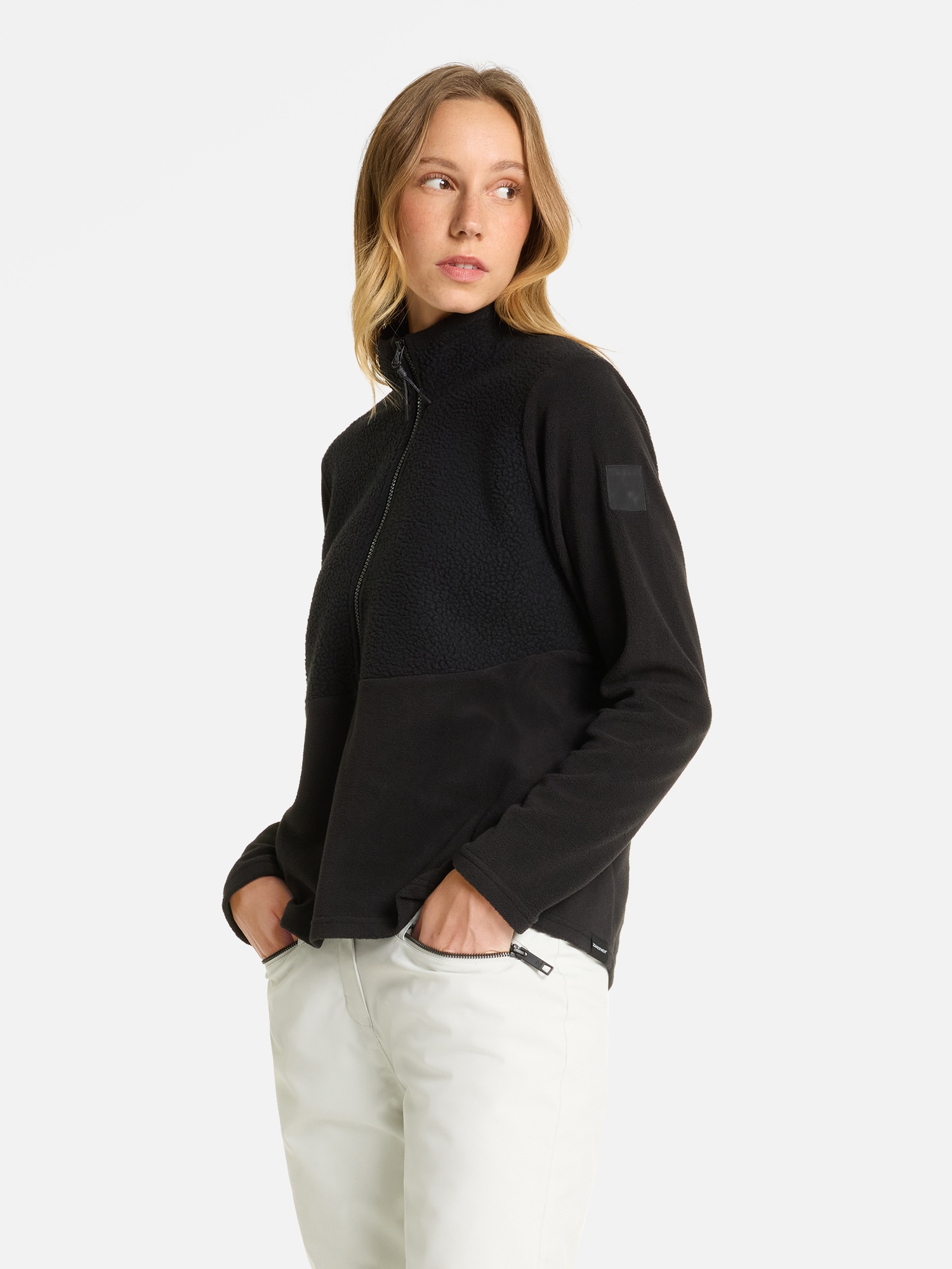 Ziener Fleecepullover »JANKA-Z DAMEN«, Teddyfleece, warm, elastisch
