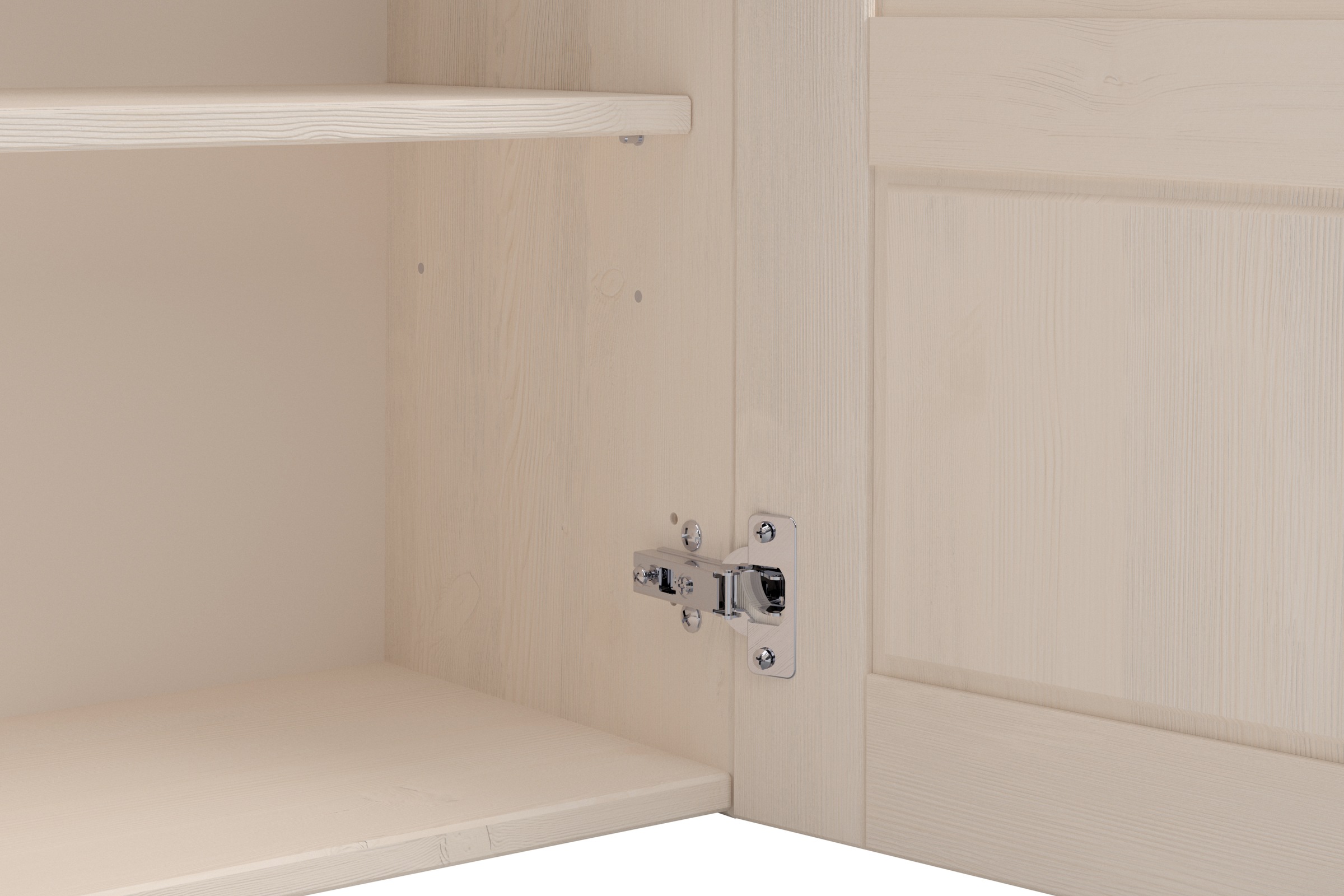 Home affaire Hängeschrank »Alby2«, Mit Metallgriffen und Glastüren, Breite 100 cm