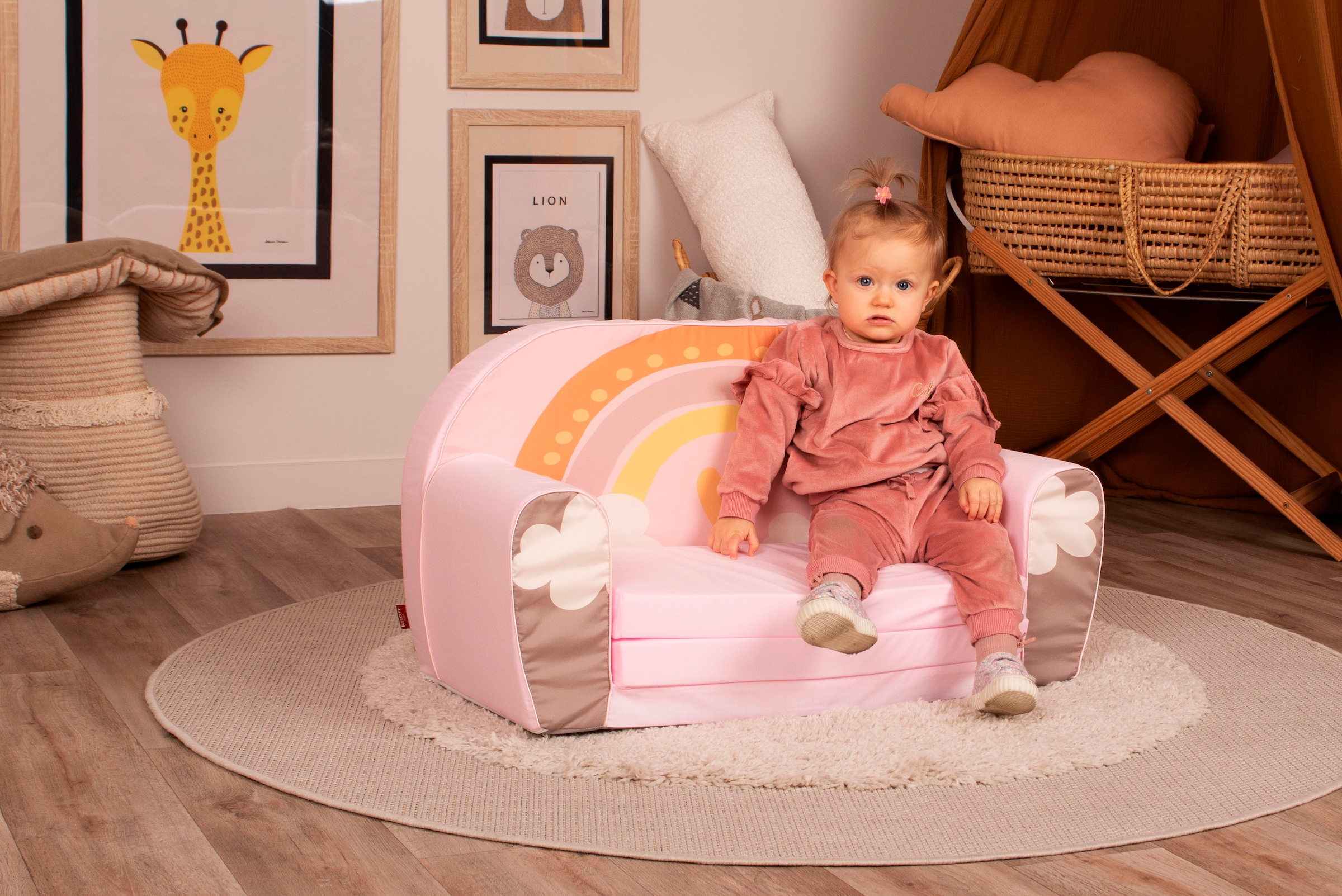 Knorrtoys® Sofa »Regenbogen«, für Kinder; Made in Europe