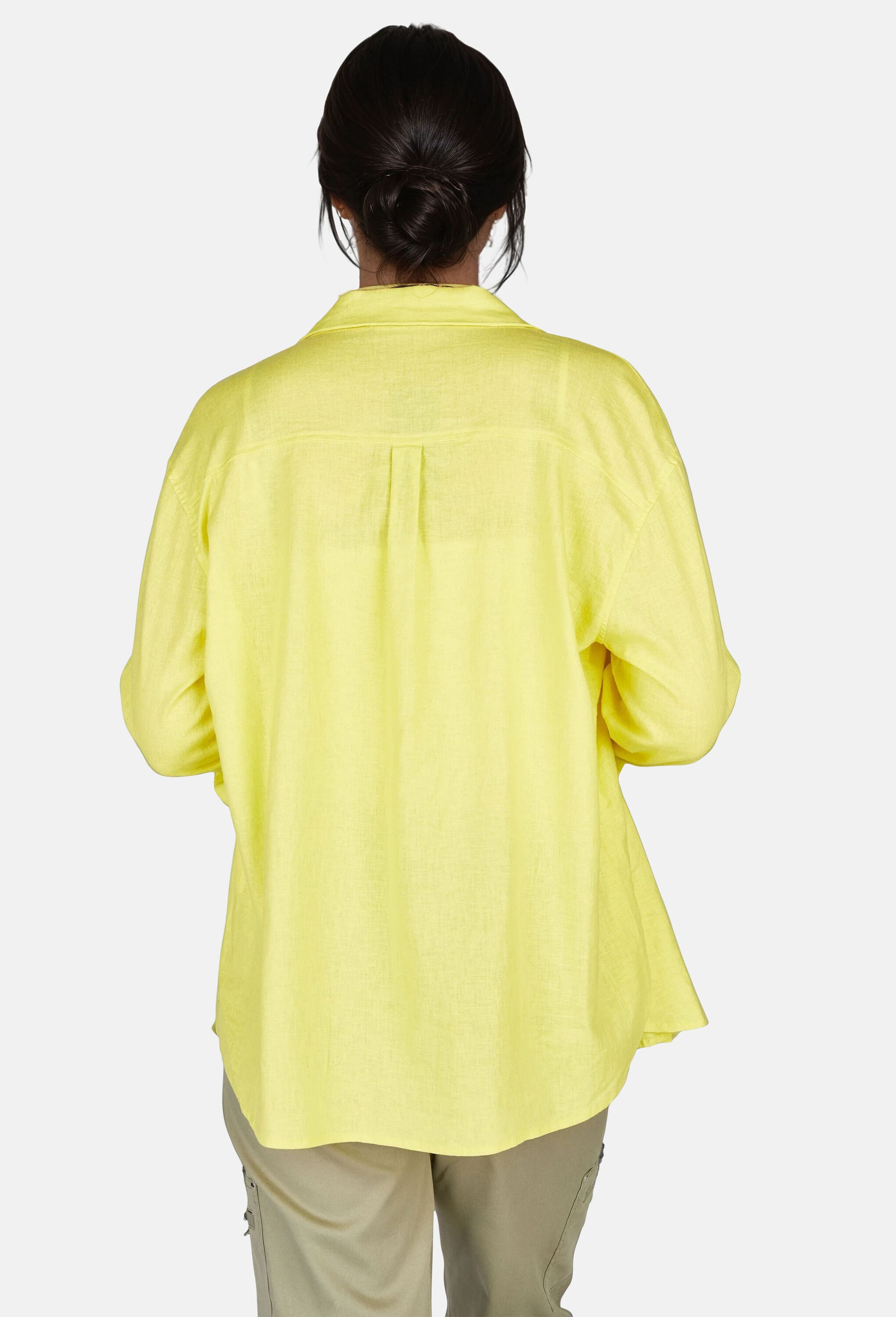 NAVIGAZIONE Klassische Bluse »NAVIGAZIONE Leinenbluse« hochwertige Verarbeitung