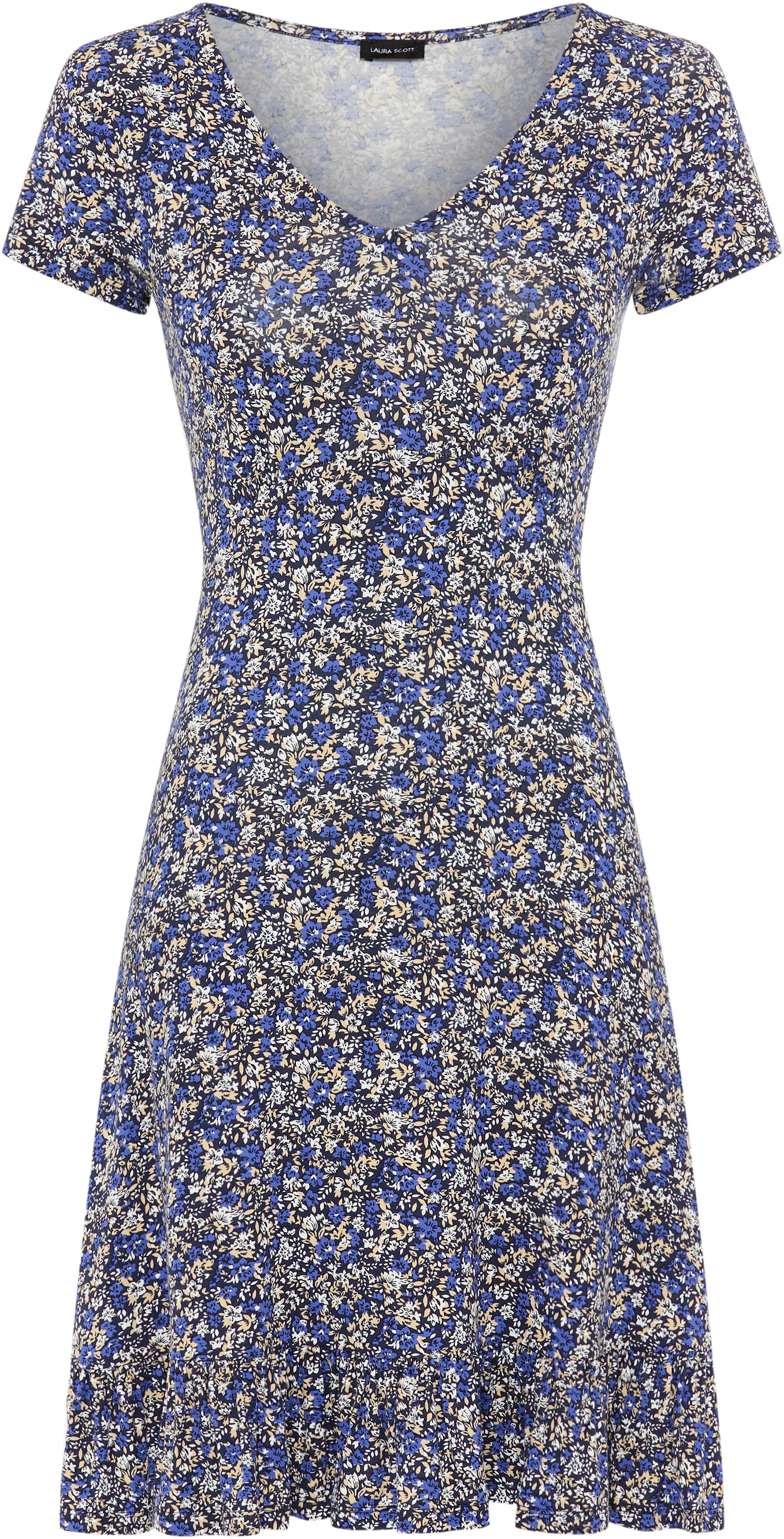 Laura Scott Sommerkleid mit floralem Alloverdruck, aus Viskosemischung - NEUE FARBEN