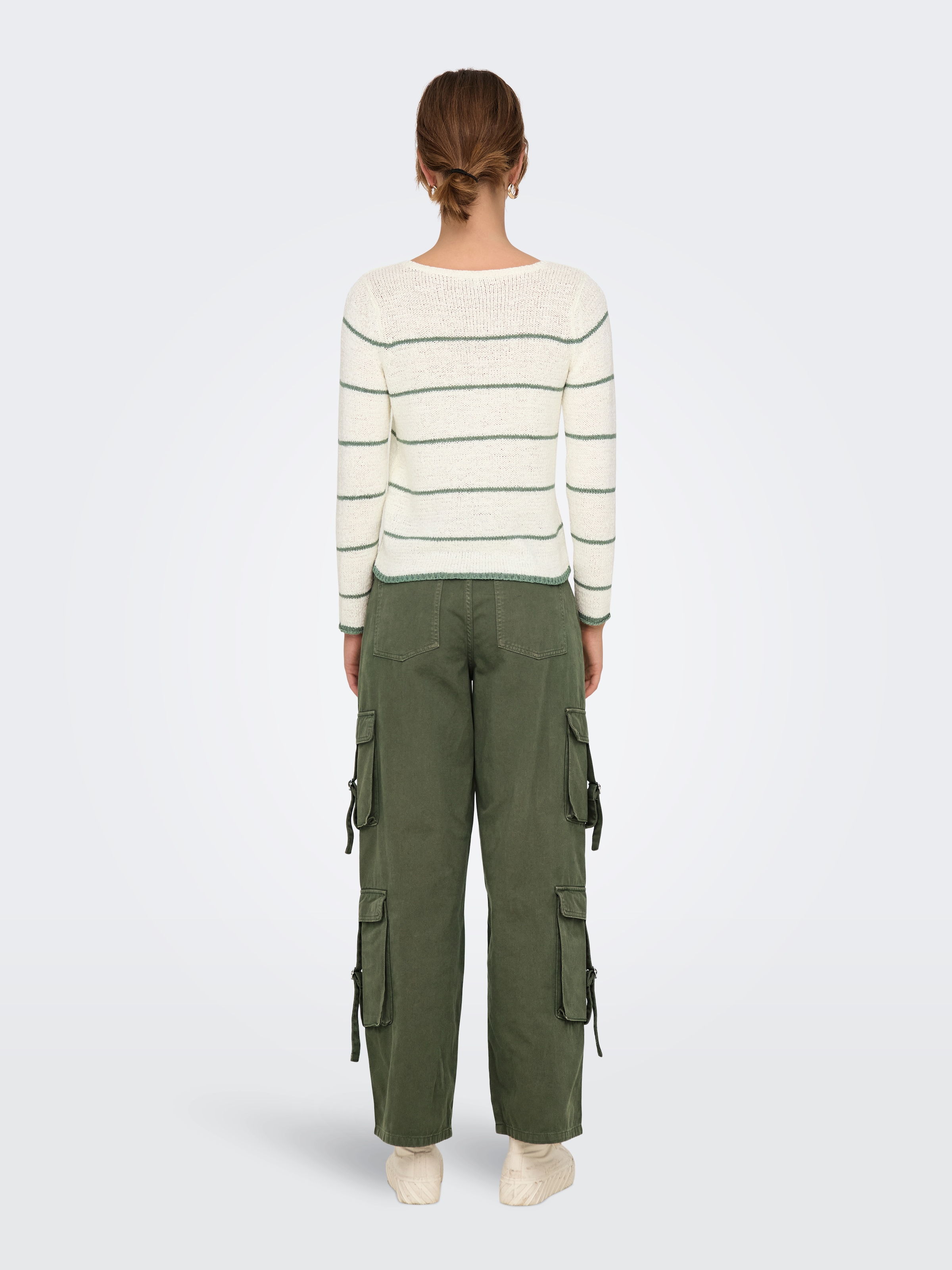 ONLY V-Ausschnitt-Pullover »ONLGEENA L/S V-NECK KNT NOOS«