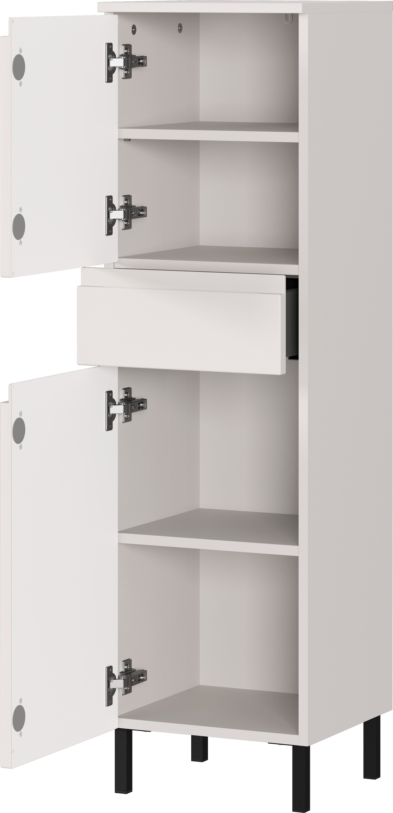 GERMANIA Badmöbel-Set »Scantic«, (5 St.), mehrteiliges Set mit kleinem Waschbeckenunterschrank