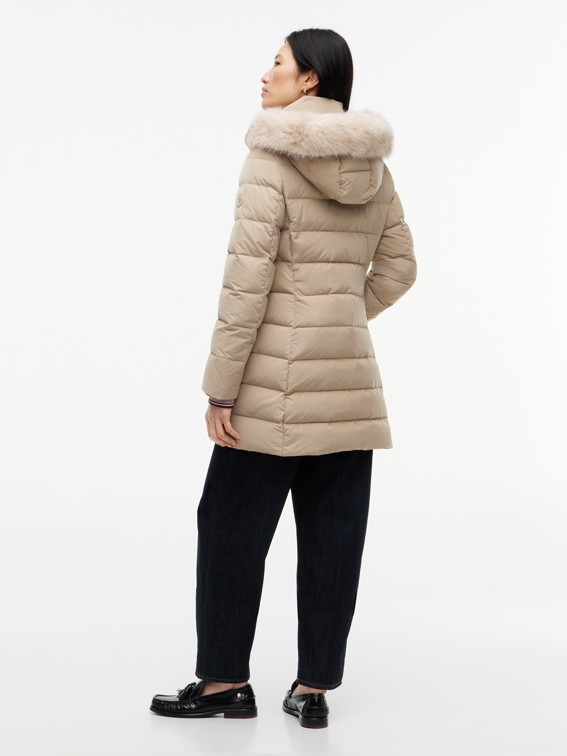 Tommy Hilfiger Steppmantel »DOWN HERITAGE TYRA COAT« Kunstfaser