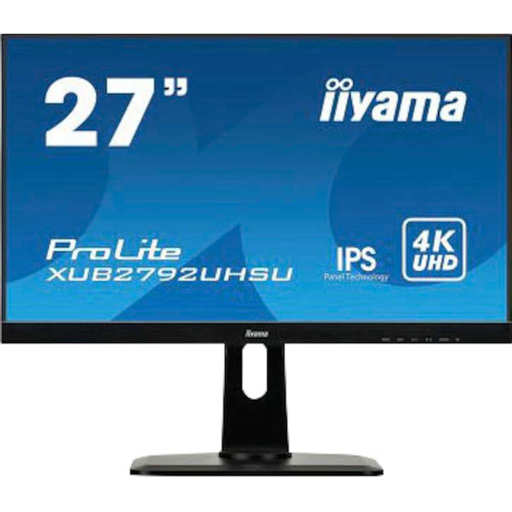 Iiyama LED-Monitor »ProLite XUB2792UHSU«, 68 cm/27 Zoll, 3840 x 2160 px, 4K Ultra HD, 4 ms Reaktionszeit, 60 Hz