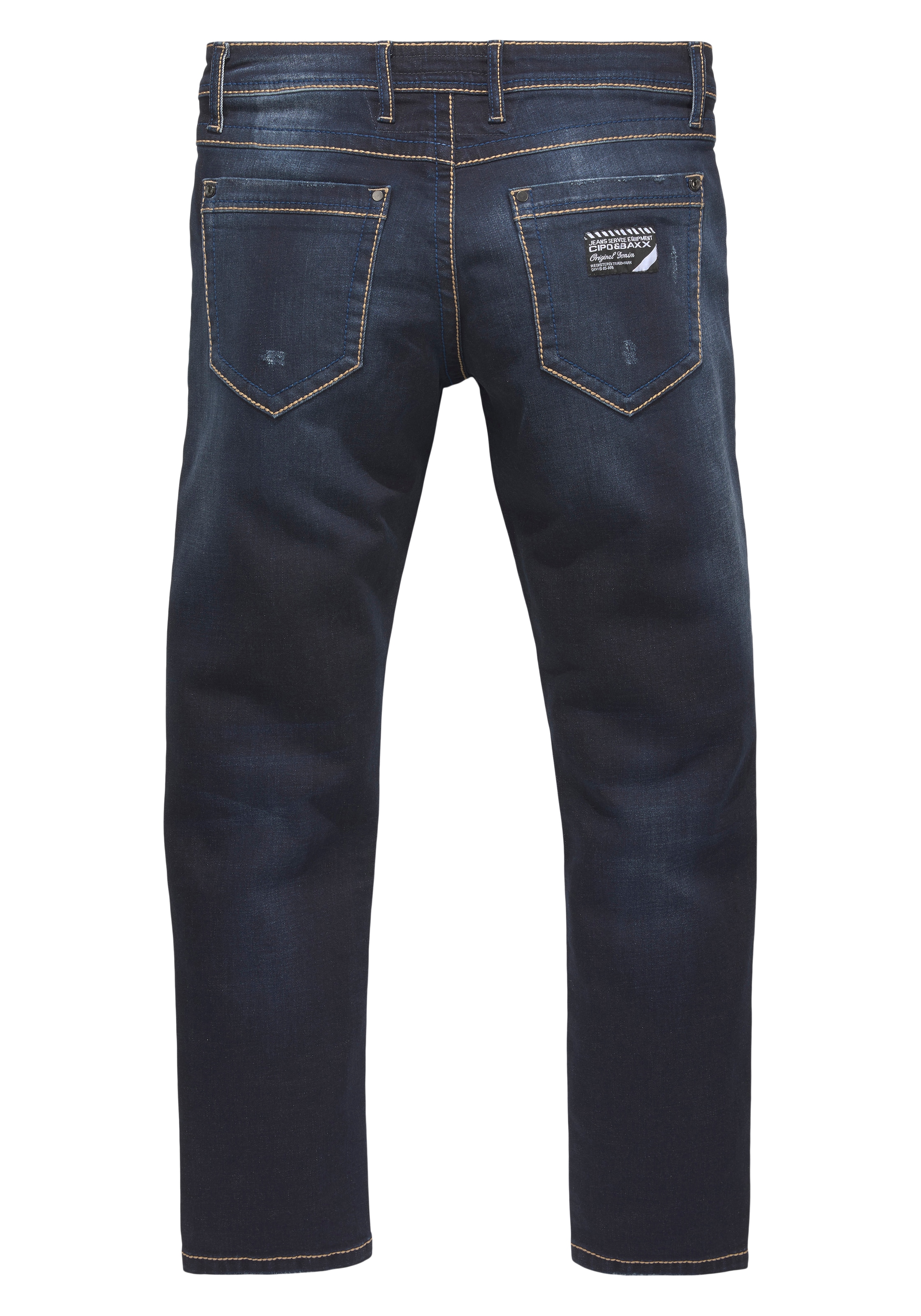 Cipo & Baxx Regular-fit-Jeans, mit markanter Waschung