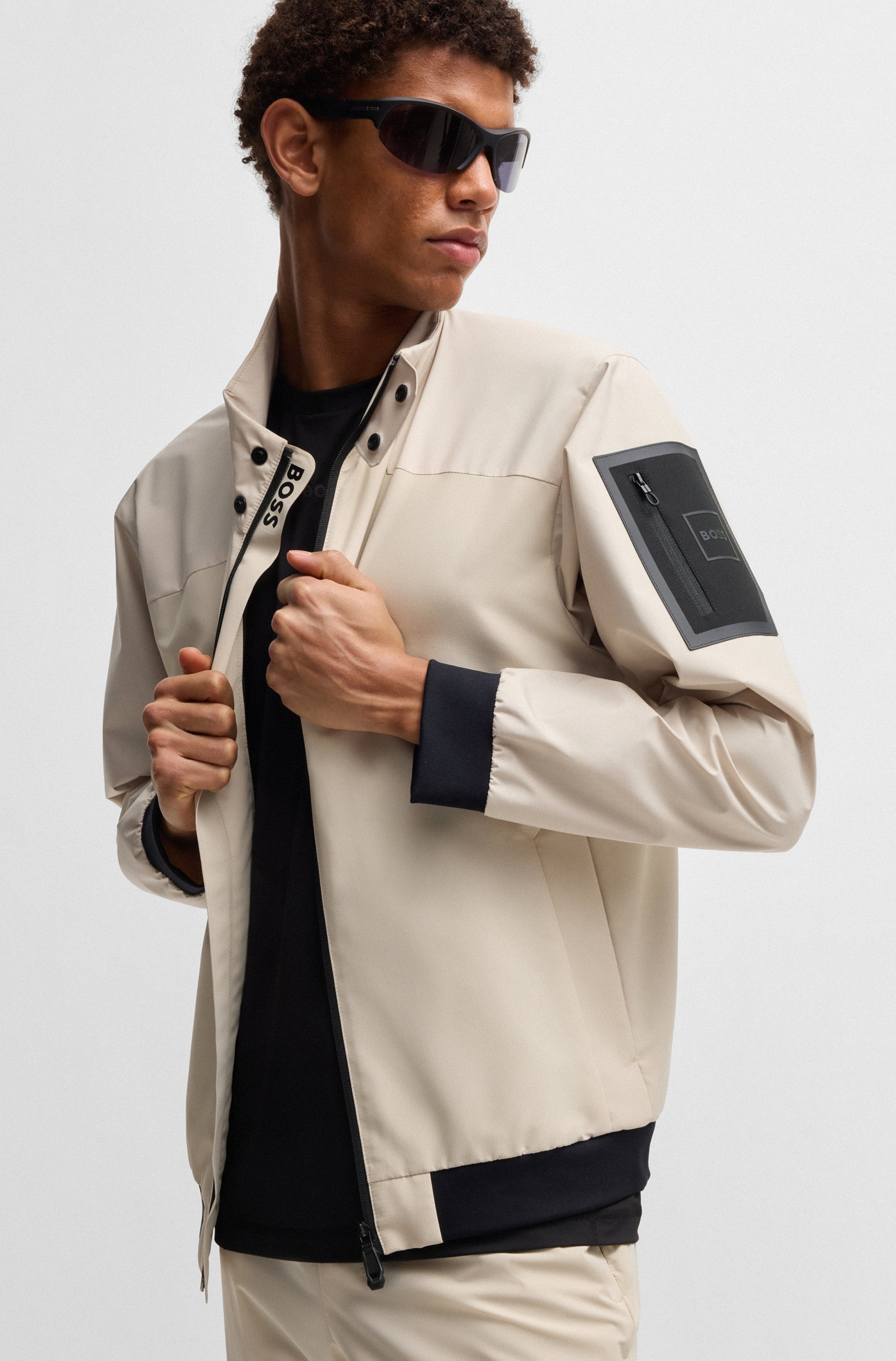 BOSS GREEN Funktionsjacke »J Larzac«, mit Ärmeltasche