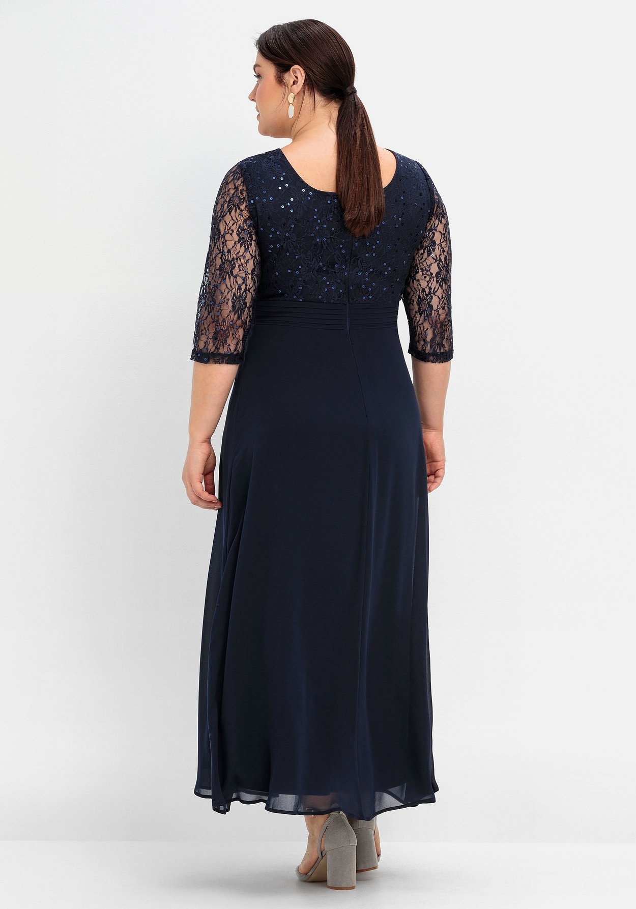 Sheego Abendkleid »Abendkleid mit weitem Rockteil«