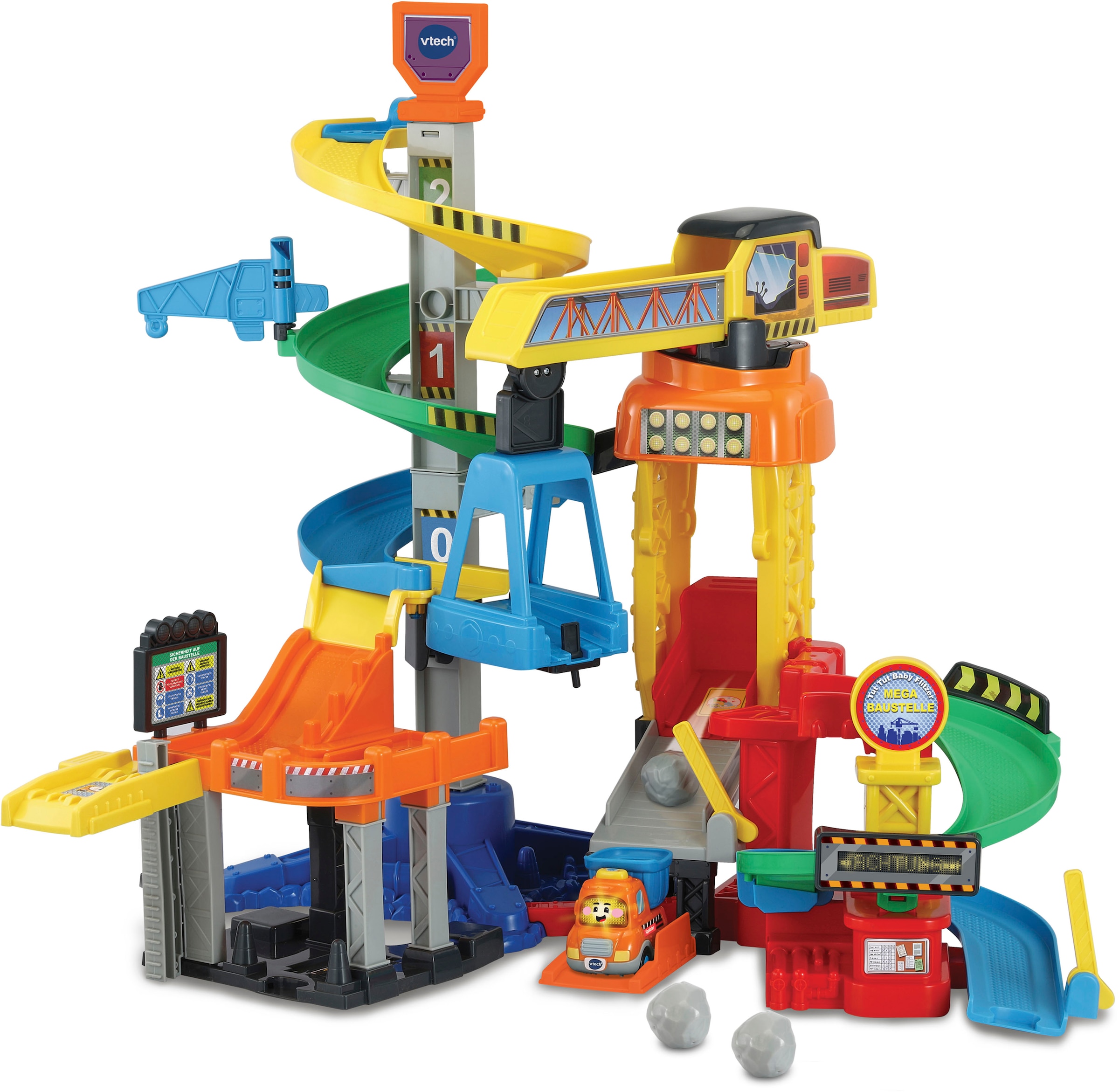 Vtech® Spielwelt »Tut Tut Baby Flitzer, Mega Baustelle«, mit Sound