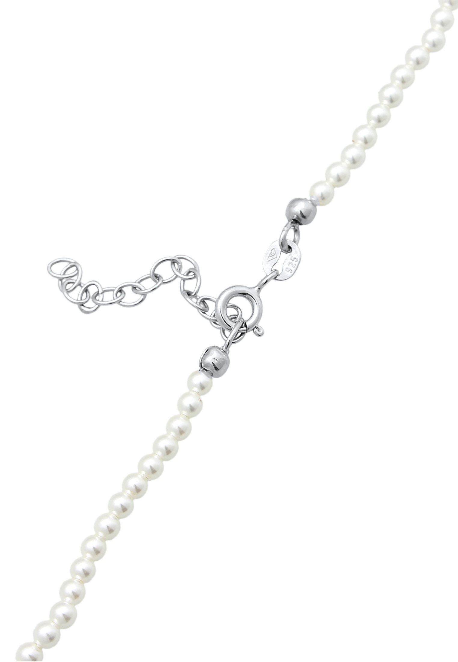 Elli Choker »Halskette Choker Muschelkernperlen 925 Silber«