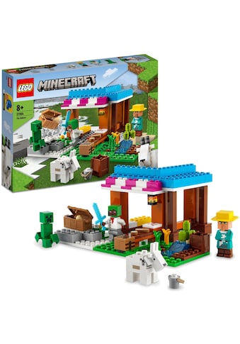 LEGO® Konstruktionsspielsteine »Die Bäckerei (21184), LEGO® Minecraft«, (154 St.),... kaufen