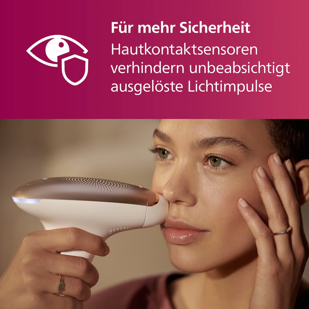 Philips IPL-Haarentferner »Lumea S7000 BRI921/00«, 250000 Lichtimpulse, 2 Aufsätze (Körper und Gesicht), inkl. Präzisionstrimmer