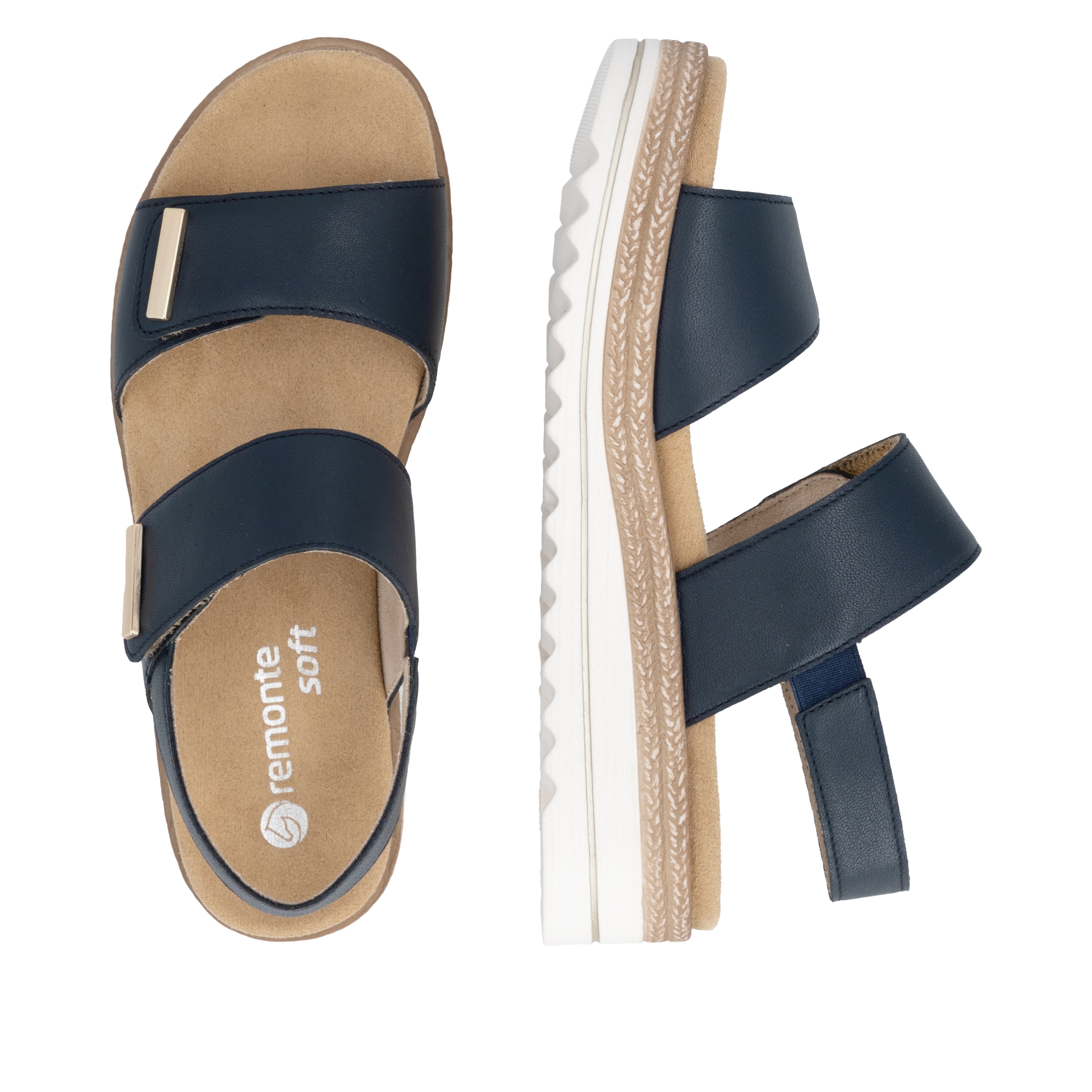 Remonte Keilsandalette  Riemchensandale, Bequemschuh mit Schmuckelementen