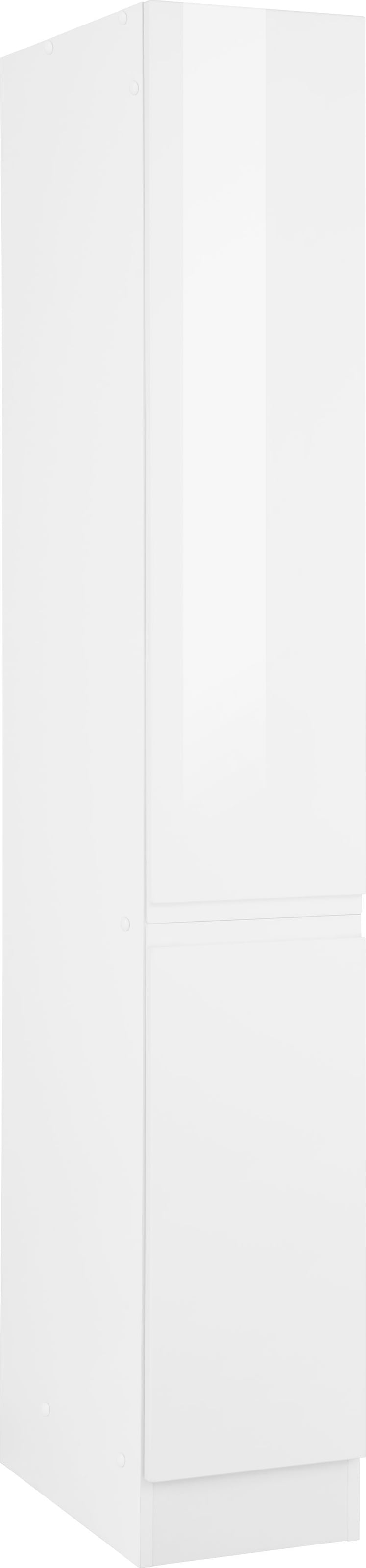 HELD MÖBEL Apothekerschrank »Virginia«, 200 cm hoch 30 cm breit, 2 Auszüge mit 5 Ablagen, griffloses Design