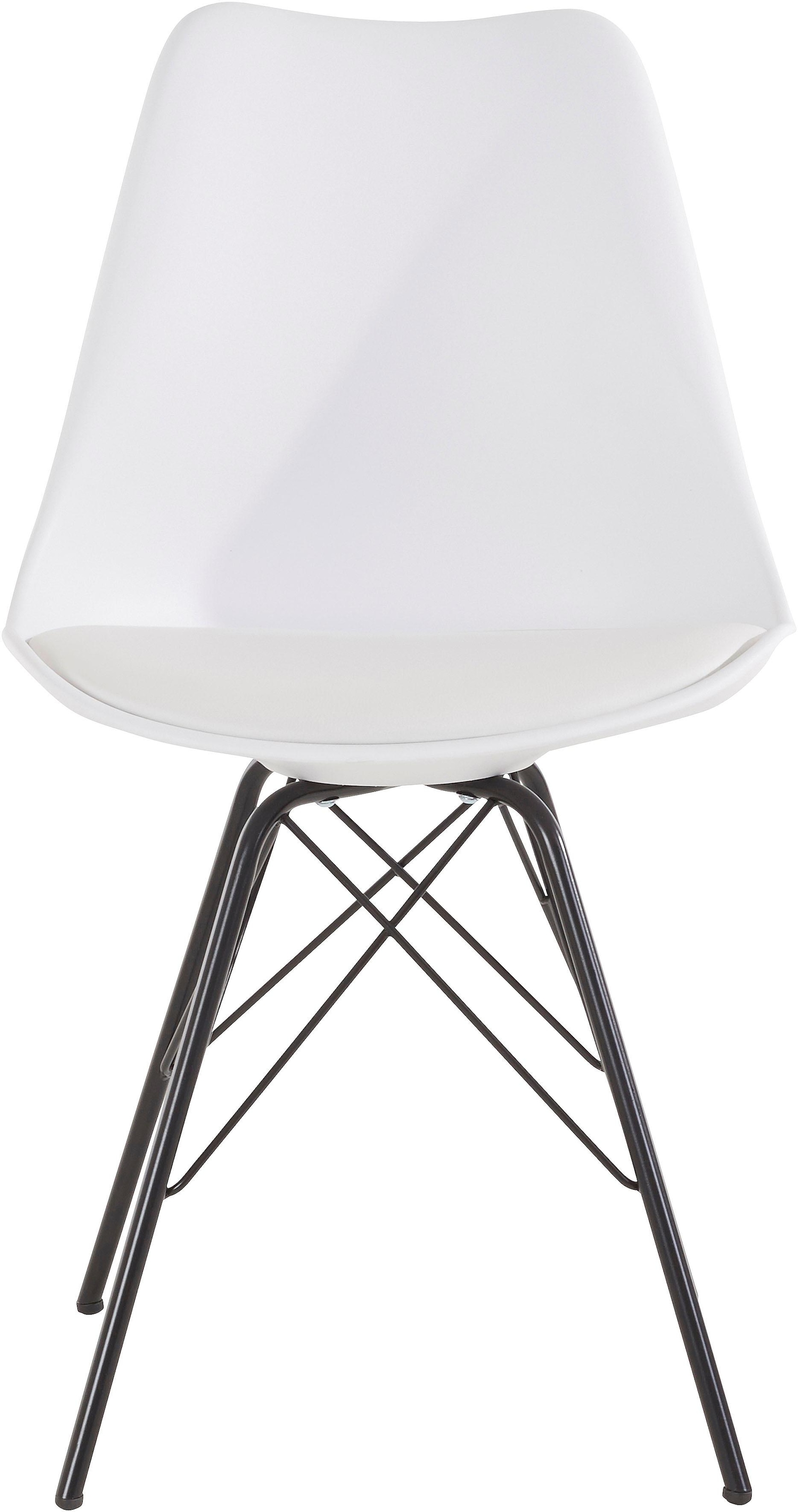 Homexperts 4-Fußstuhl »Ursel 01«, (Set), 2 St., Kunstleder, Sitzschale mit  Sitzkissen in Kunstleder bequem bestellen | 4-Fuß-Stühle