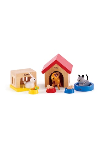 Hape Puppenhausmöbel »Haustiere aus Holz für Puppenhaus«, (Set, 12 tlg.) kaufen