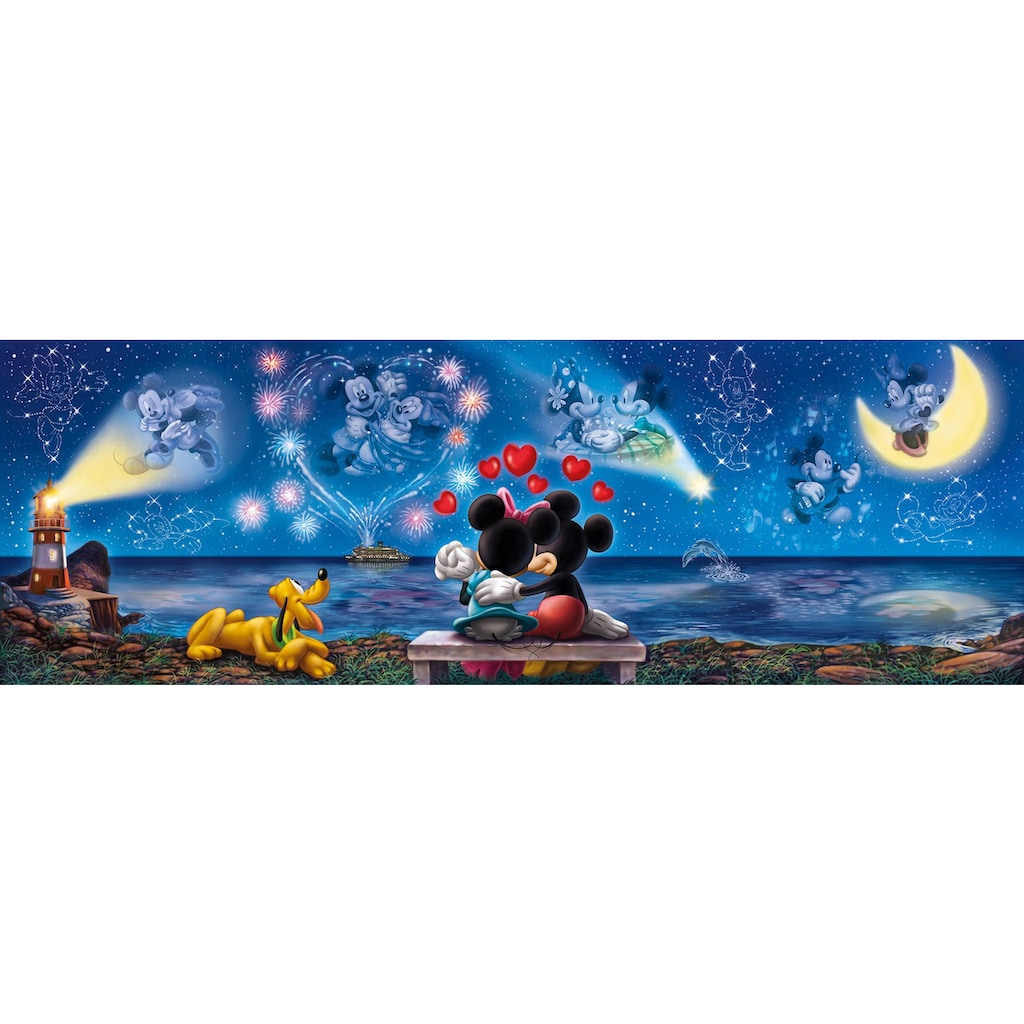 Clementoni® Puzzle »Panorama High Quality Collection, Disney Mickey und Minnie«