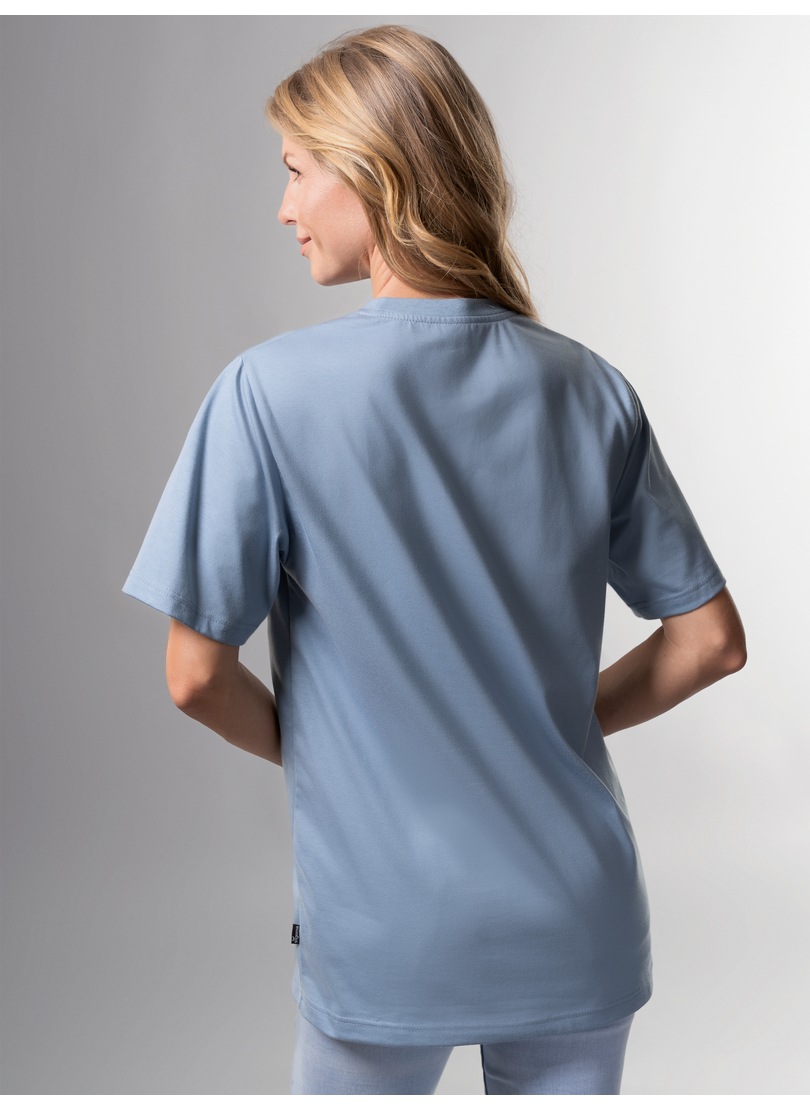 Trigema T-Shirt »TRIGEMA T-Shirt DELUXE Baumwolle«, (1 tlg.)