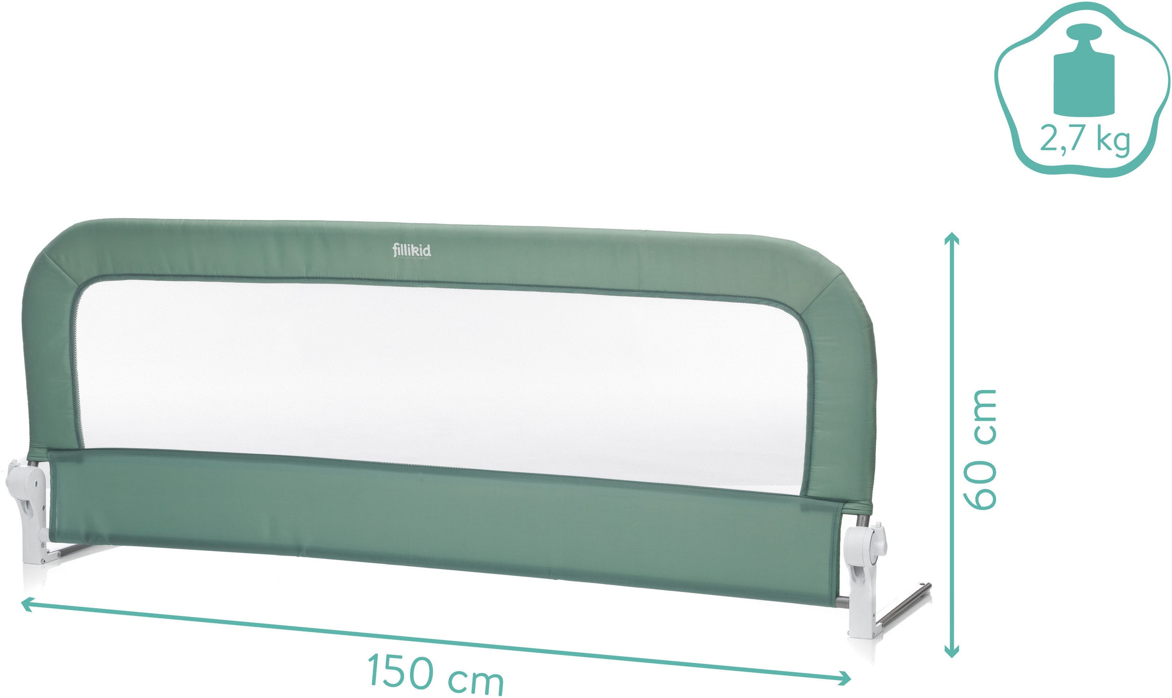 Fillikid Bettschutzgitter »Lara 150/60 cm«
