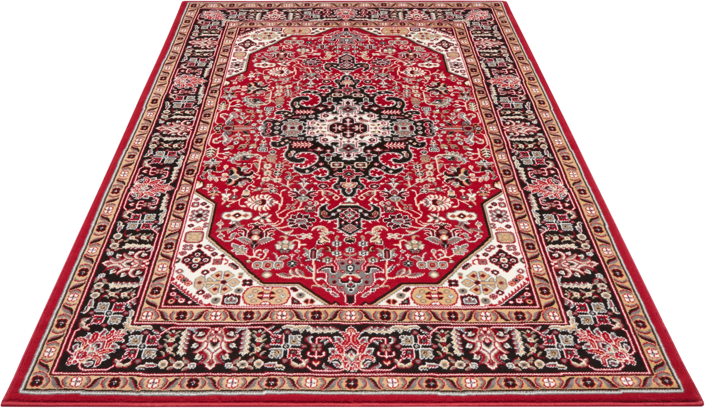 NOURISTAN Teppich »Skazar Isfahan«, rechteckig, Kurzflor, Orient, Teppich, Vintage, Esszimmer, Wohnzimmer, Flur