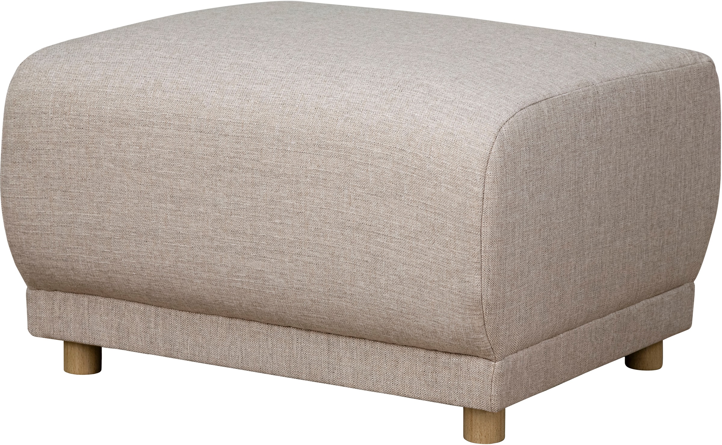 Home affaire Polsterhocker »LEMPS«, klein passend zur Serie, B/T/H: 70/70/46 cm
