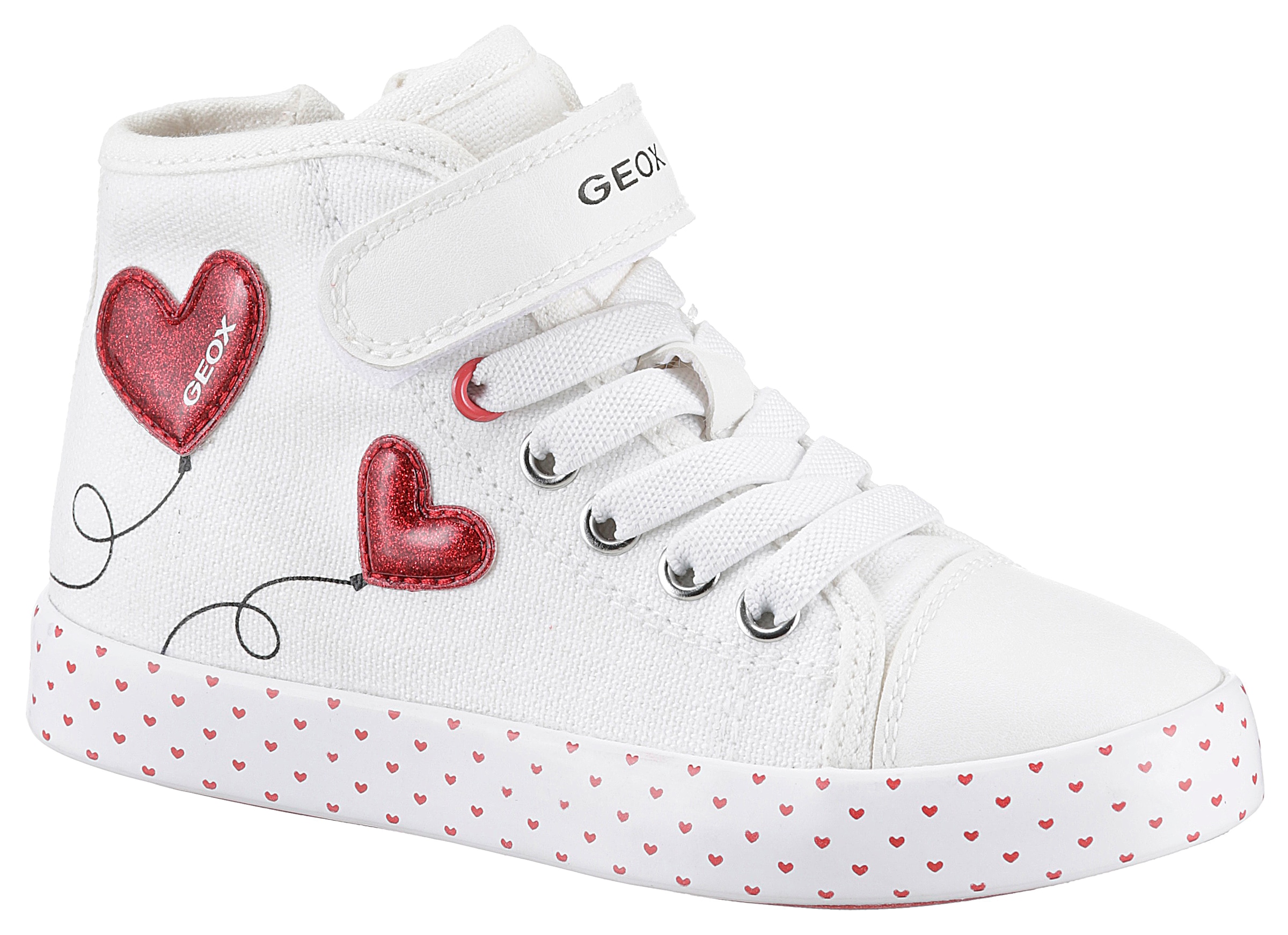 Geox Sneaker »JR CIAK GIRL«, mit süßen Herzchenmotiv bei ♕