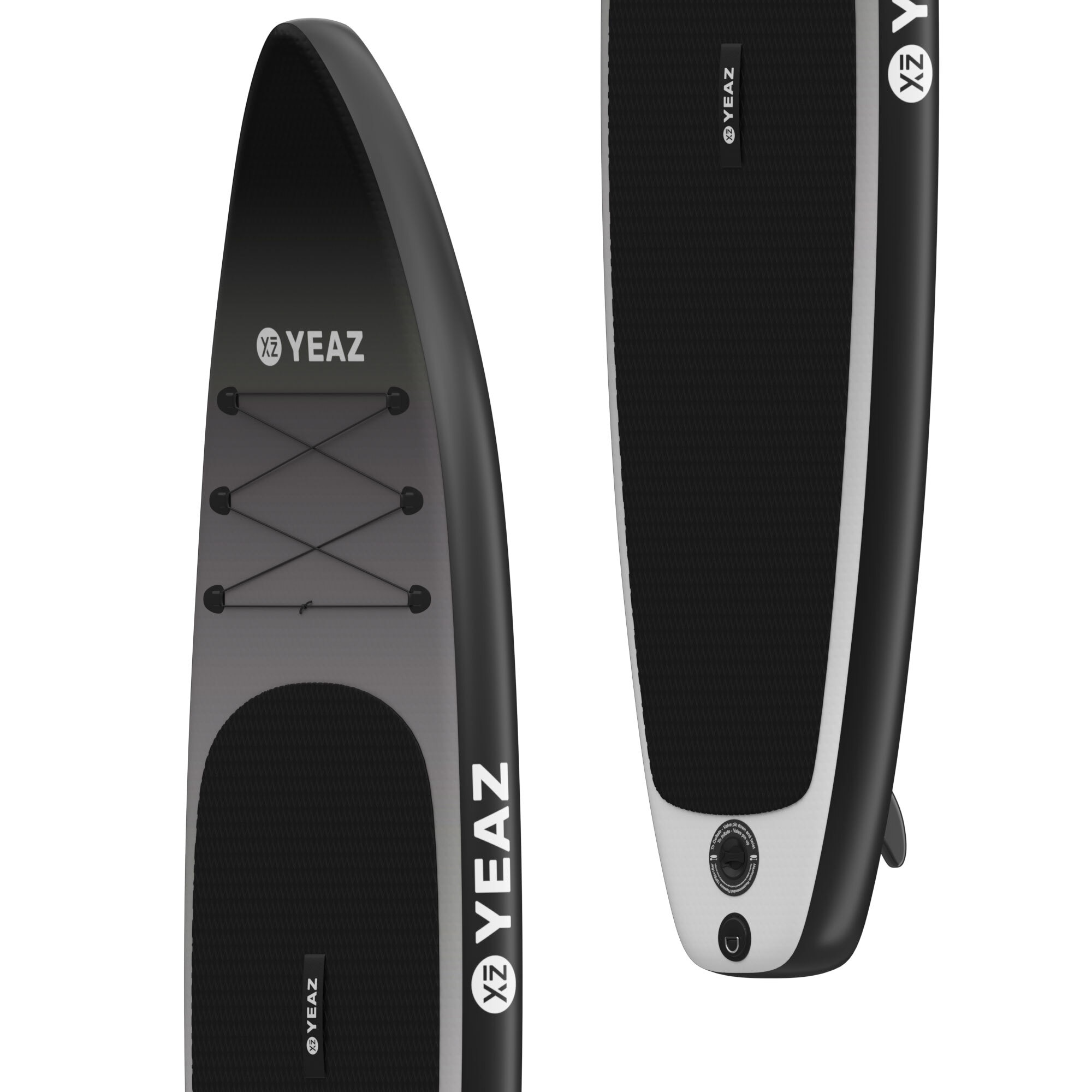 YEAZ Inflatable SUP-Board »SUP Board BLACK SANDS BEACH - EXOTRACE PRO -«