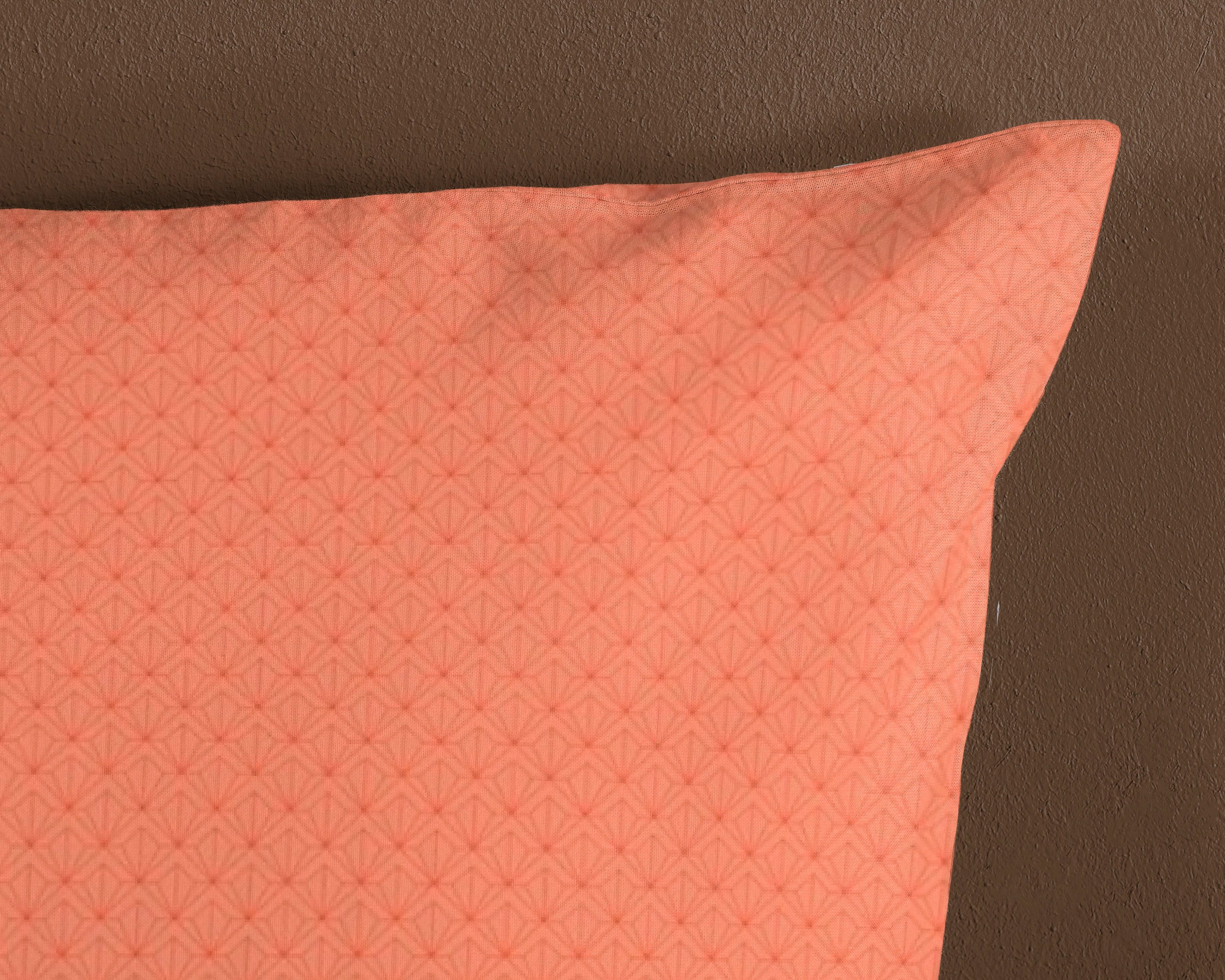 hip Kissenhülle »BERNICE«, (1 St., 1- 40x80 cm Kissenhülle), Baumwolle, Mako-Satin, 40x80, 1 Stück, Reißverschluss, Orange Pfirsich