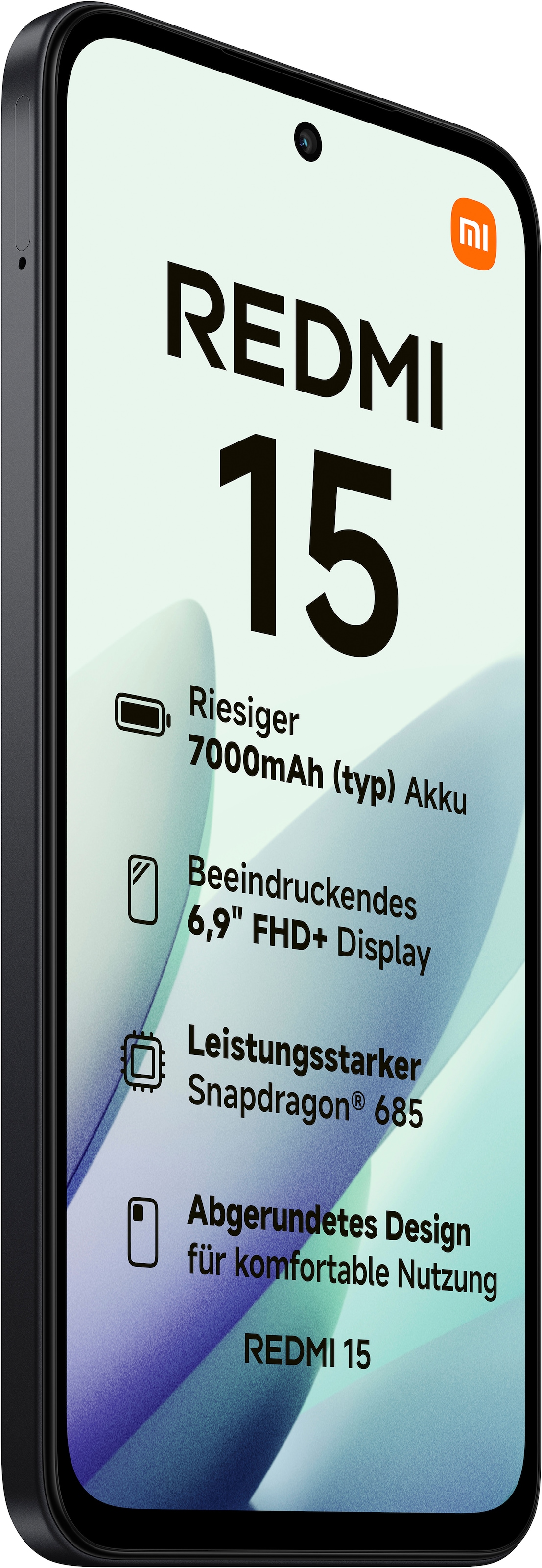 Xiaomi Smartphone »Redmi 15 128 GB«, midnight black