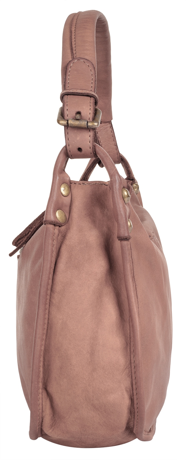 Samantha Look Henkeltasche, echt Leder, Made in Italy