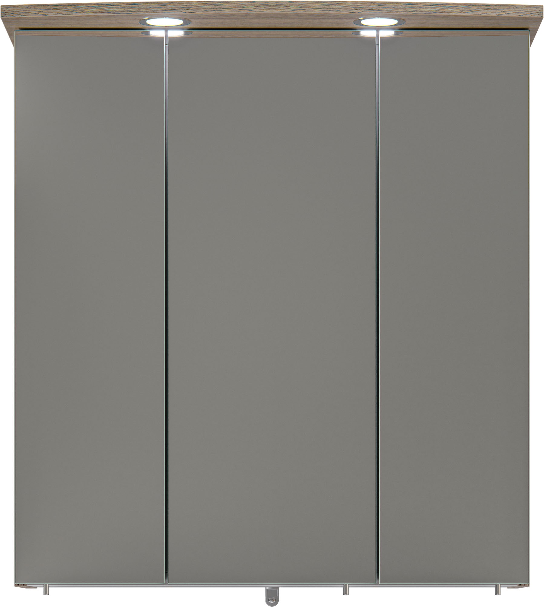Saphir Spiegelschrank »mit 2 LED-Strahler und 6 Einlegeböden«