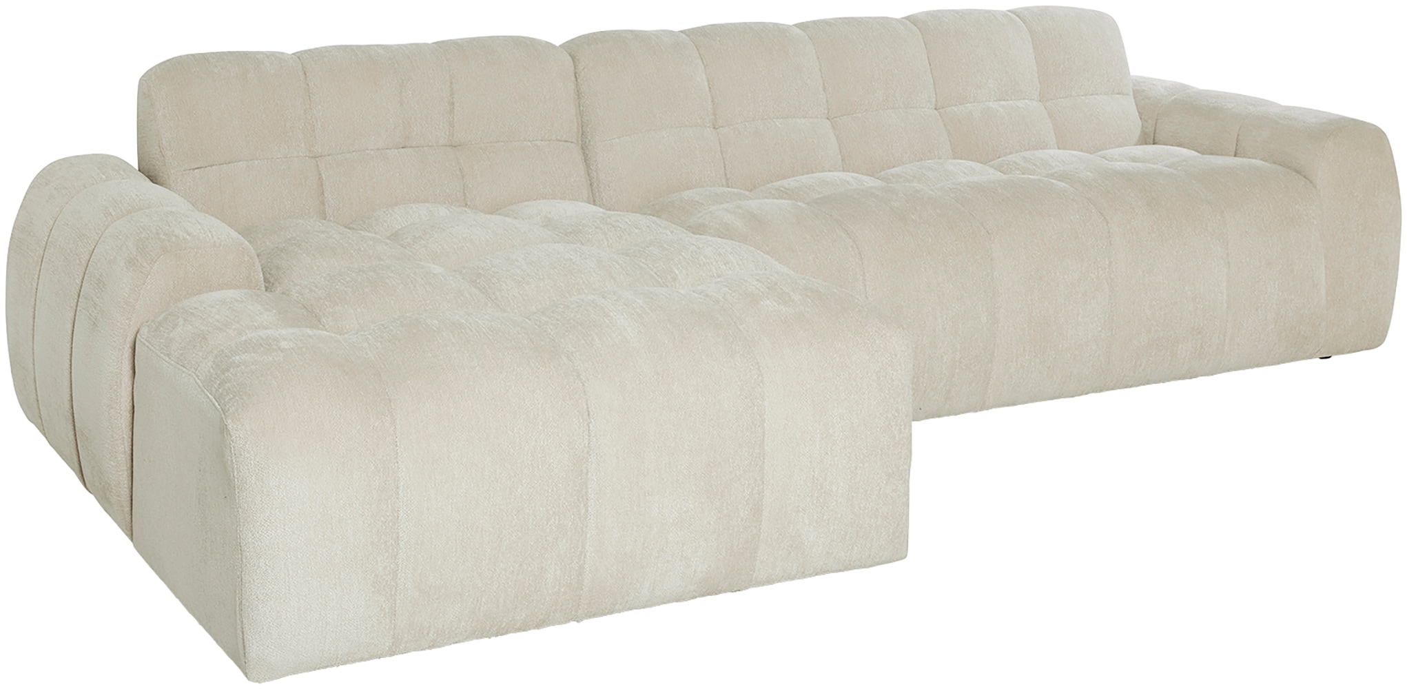 Jahnke Ecksofa »RELAX BUBBLE CORNER« Platz für bis zu 5 Personen,Taschenfederkernpolsterung,L-Form,B:305 cm
