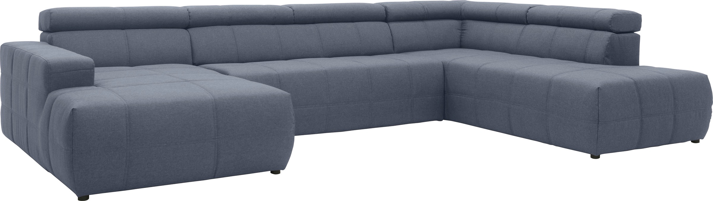 DOMO collection Wohnlandschaft Brandon viele Bezugsarten, incl. Nierenkissen, mit Kopfteilverstellung, wahlweise Sitztiefenverstellung