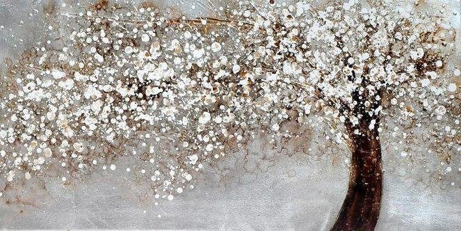 Ölbild »Albero«, handbemalt