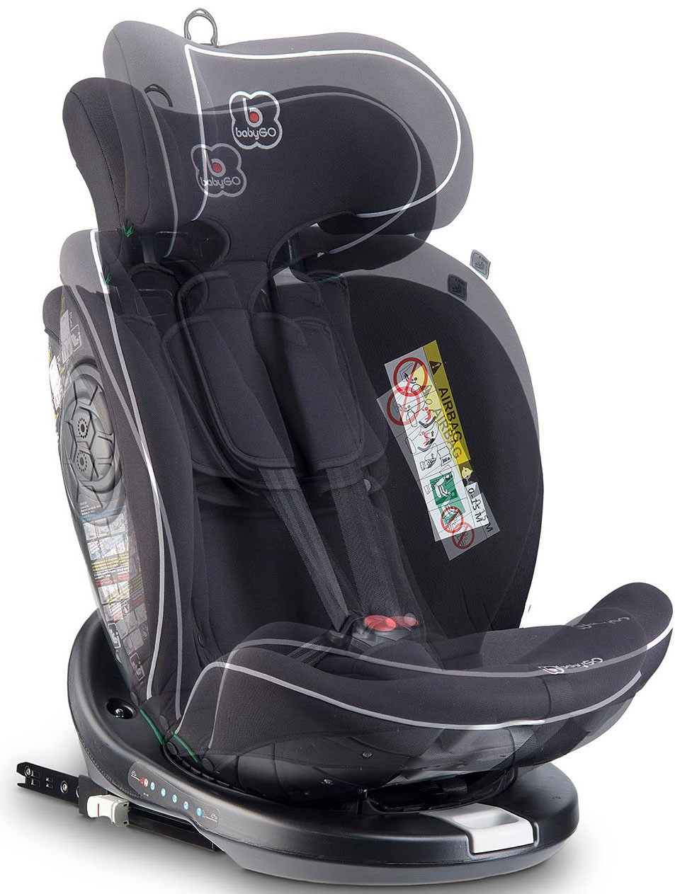 BabyGo Autokindersitz »Nova2 360 I Size«, für Körpergröße von 40-150 cm