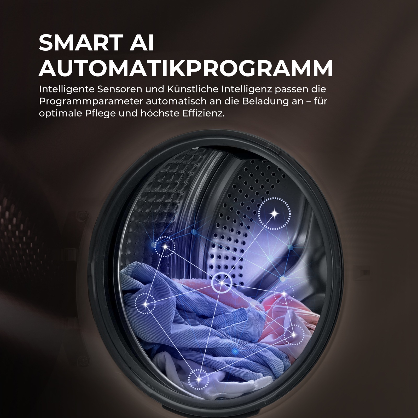 Haier Waschtrockner »HWD80-BP14637T« G3 Serie 8 kg /5 kg 72 dB(A) Smart AI Automatikprogramm