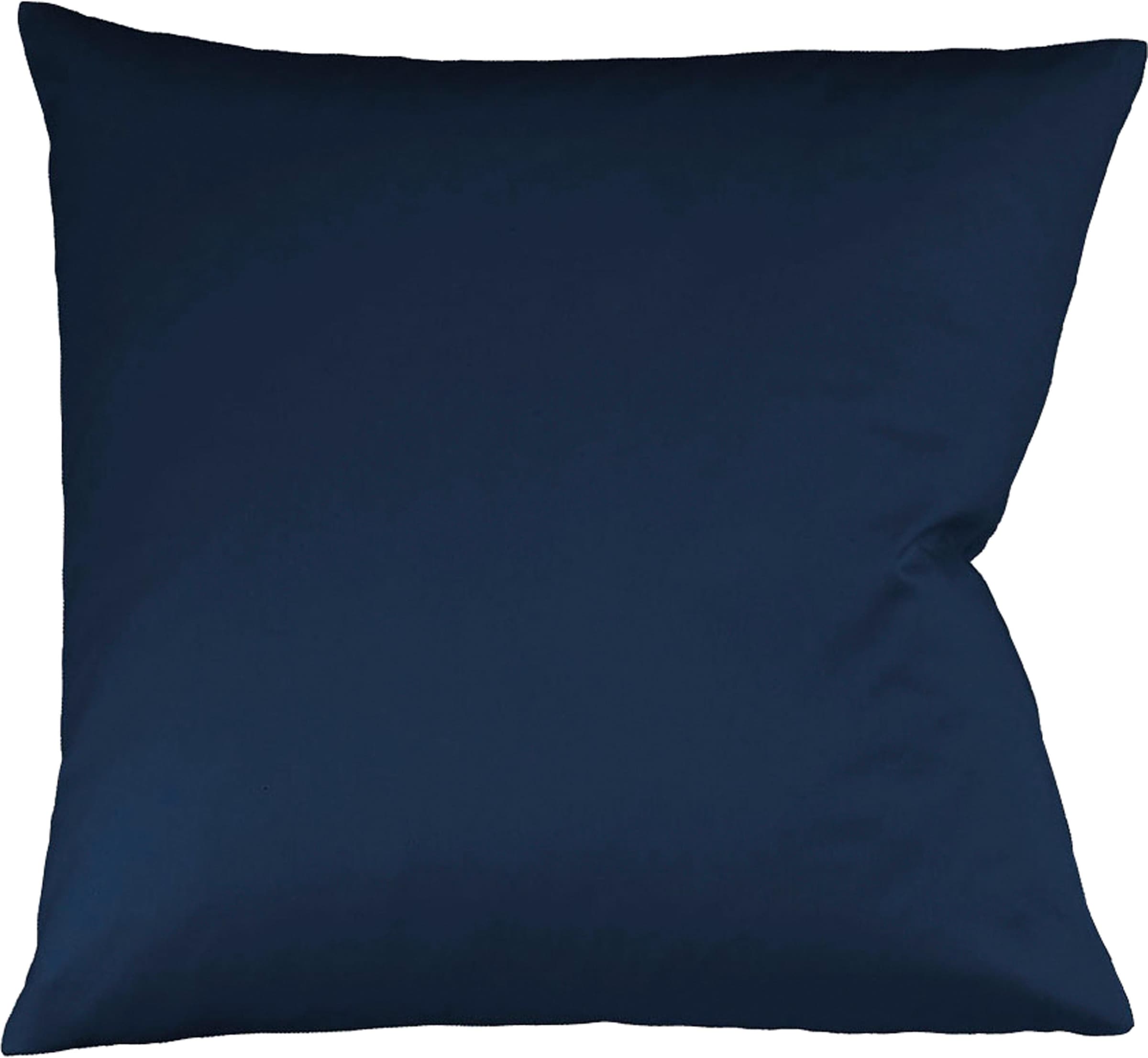 fleuresse Kissenbezug "Colours Mako Satin, 100% Baumwolle, mit Reißverschluss" Mako Satin, glänzend, glatt, Premium Qualität