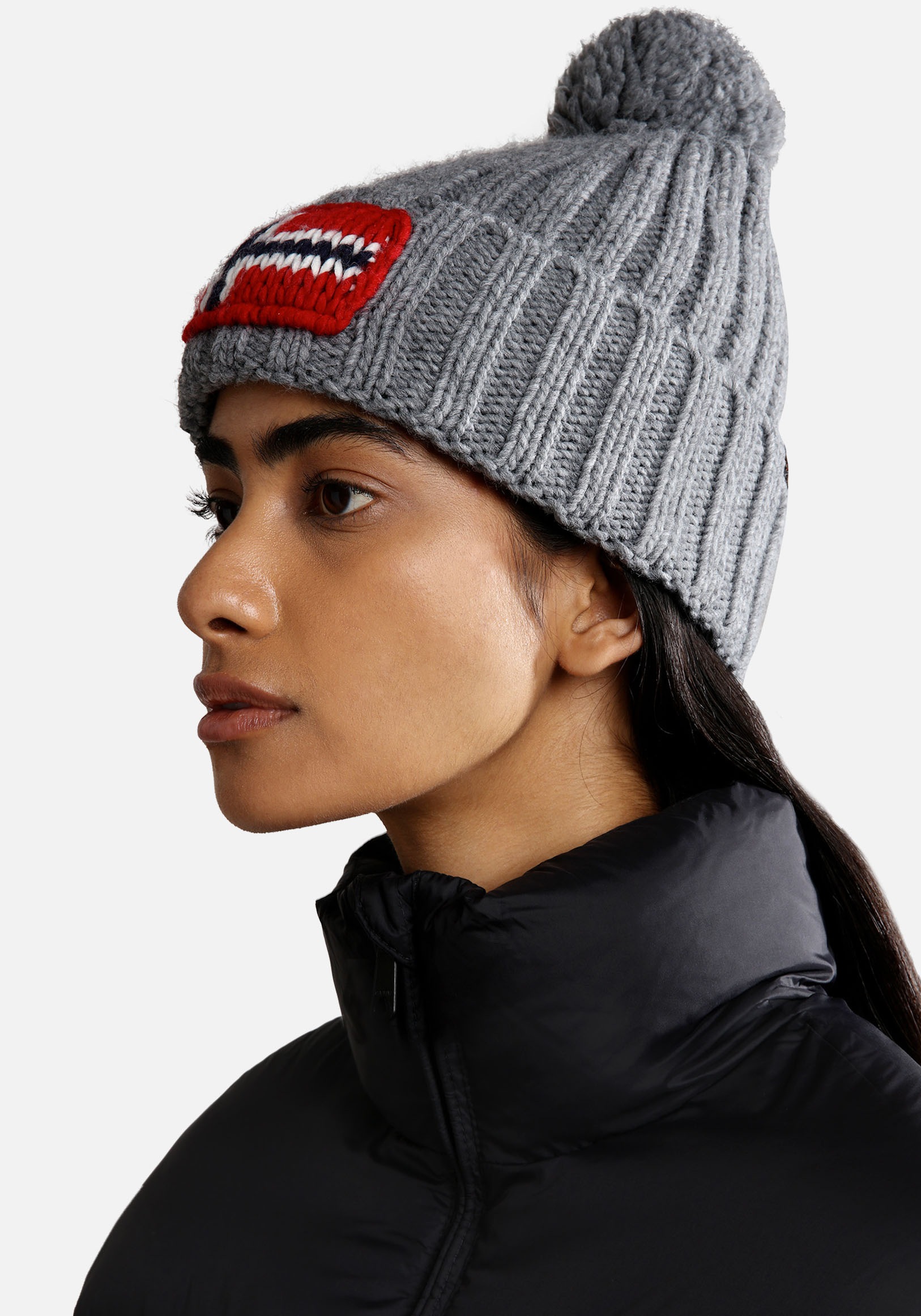 Napapijri Beanie »SEMIURY«, mit Bommel