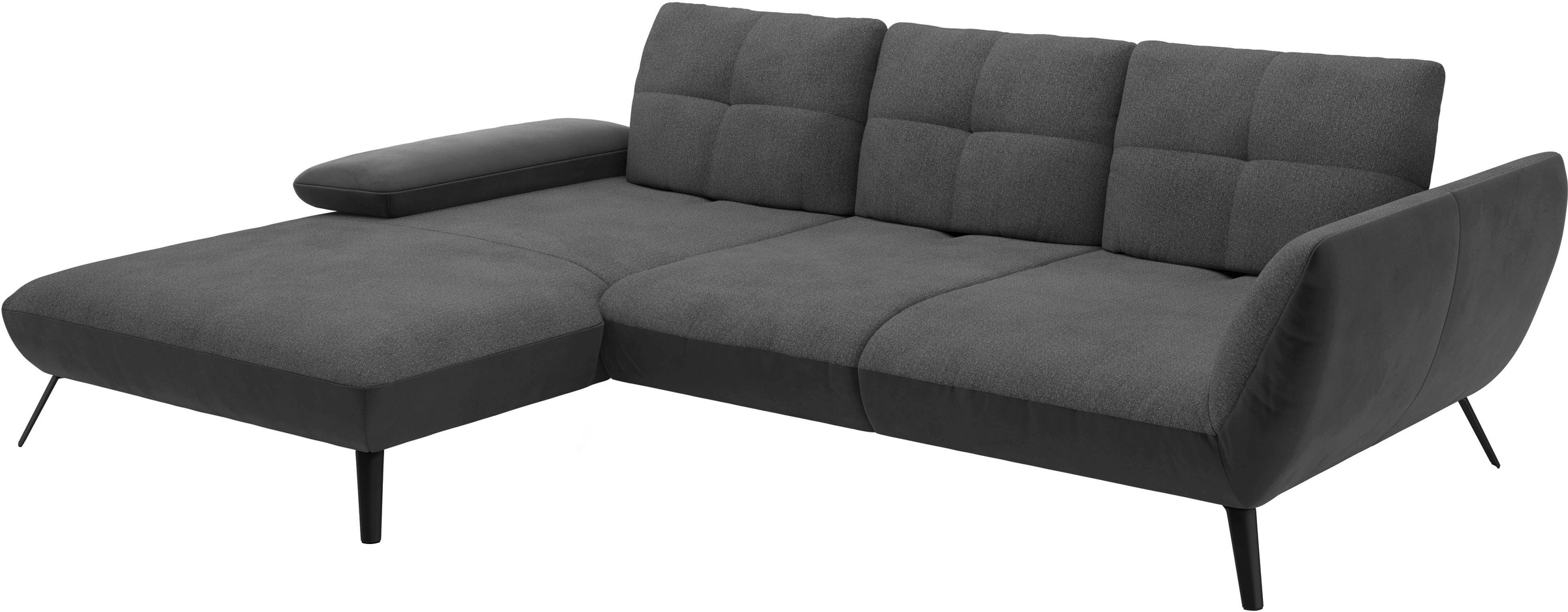 Places of Style Ecksofa »Mikado L-Form«, inkl. Sitztiefenverstellung und Armteilverstellung