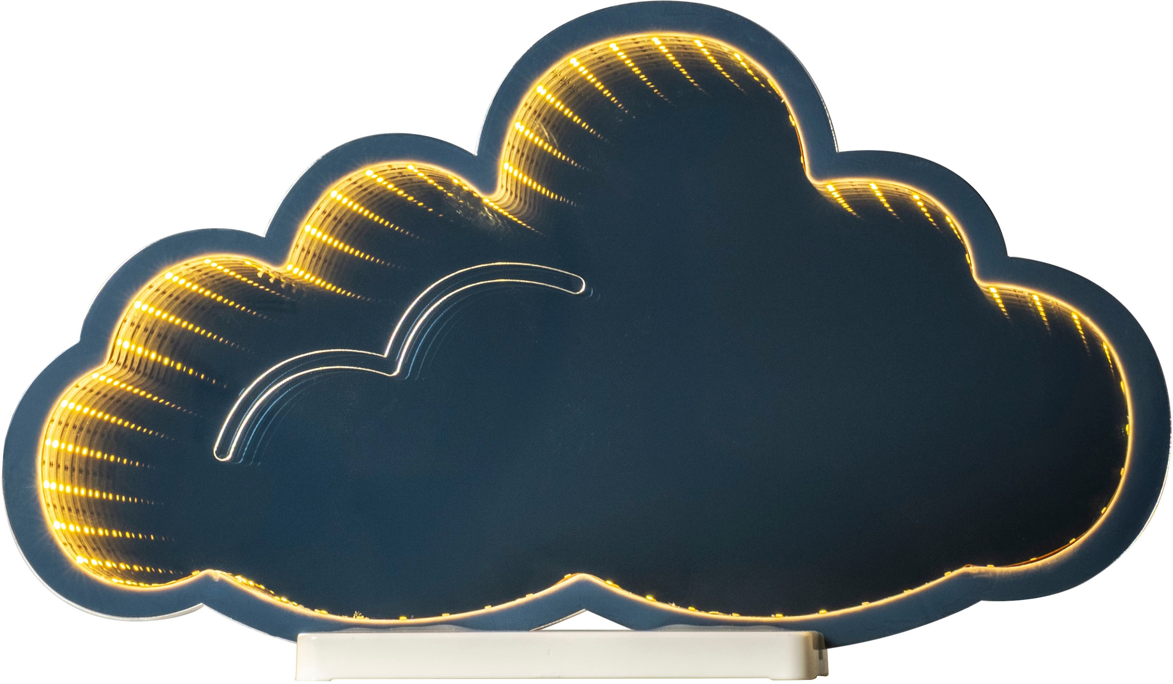 my home LED Dekofigur »Evaya« LED-Modul 1 Stk. Warmweiß Infinity Effekt, Weihnachtsdeko für Innen, beidseitig beleuchte